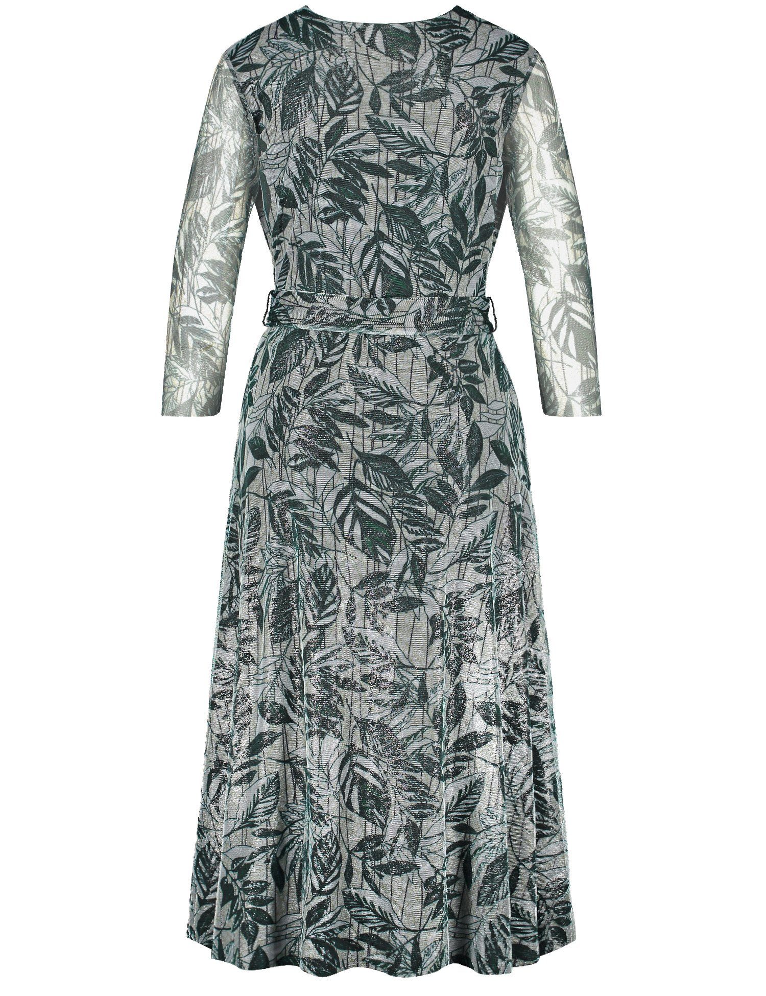 GERRY WEBER Midikleid Kleid mit Wickeleffekt