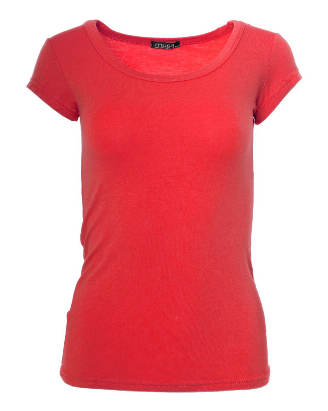 Muse T-Shirt Basic Kurzarm T-Shirt Skinny günstig online kaufen