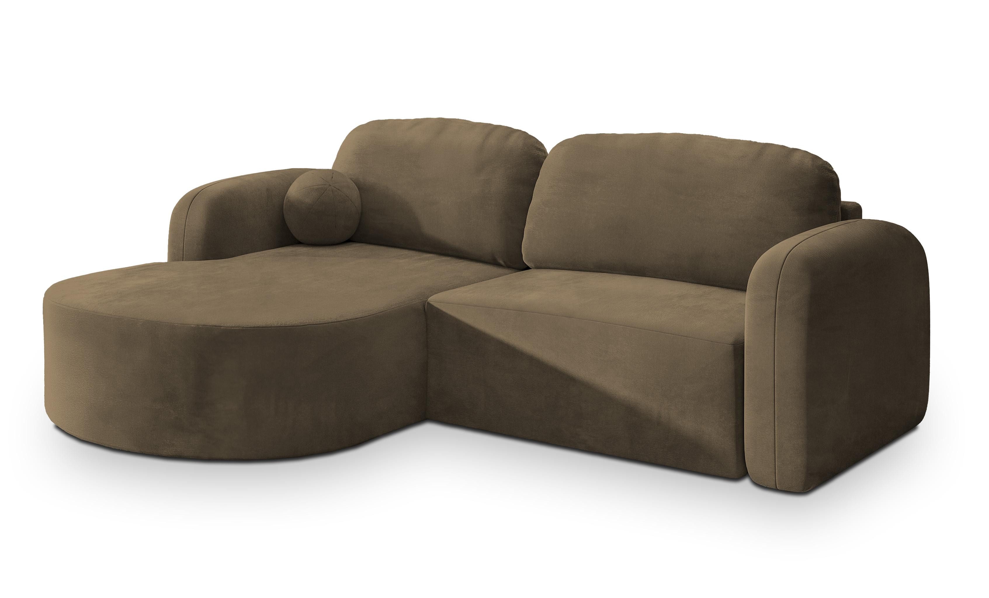 Masseno Ecksofa AMILIA mit Schlaffunktion L-Form, günstig online kaufen