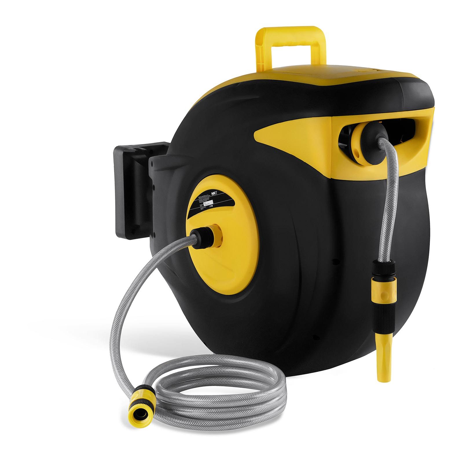 MSW Schlauchtrommel 30 m Automatik Schlauch Aufroller Wasserschlauch Gartenschlauch Wand