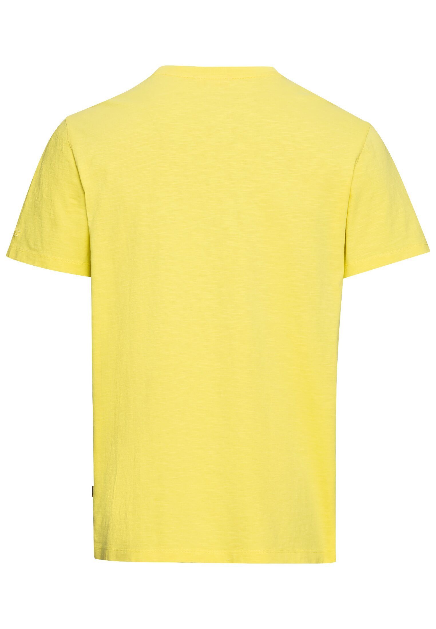 camel active T-Shirt T-Shirt mit Print aus nachhaltigem Organic Cotton günstig online kaufen