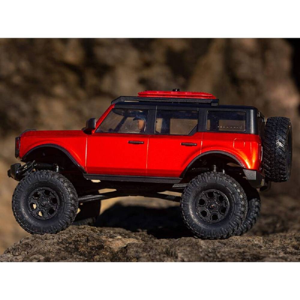 Axial RC-Buggy Axial RC Crawler SCX24 2021 Ford Bronco 4WD 1:24 RTR Rot