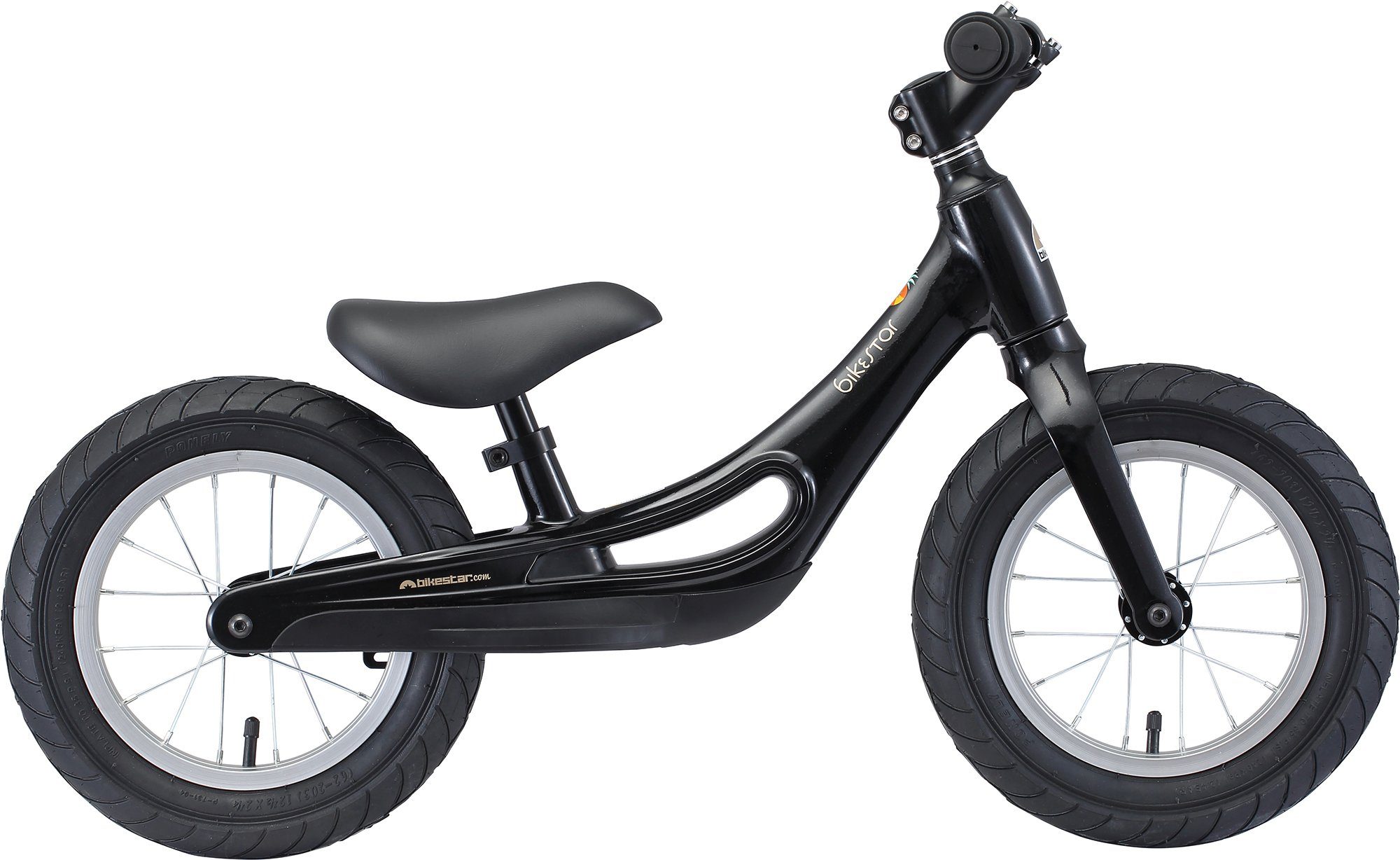 Bikestar 12 Cruiser Laufrad Schwarz Zoll