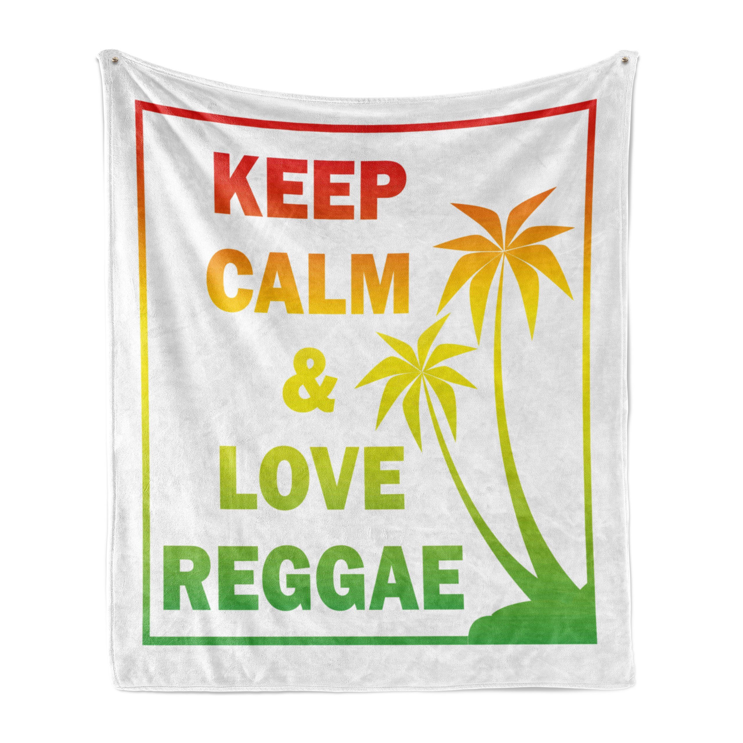 Rasta Halten Wörter Reggae Ruhe Sie Außenbereich, Abakuhaus, Innen- den und Plüsch Wohndecke für Gemütlicher