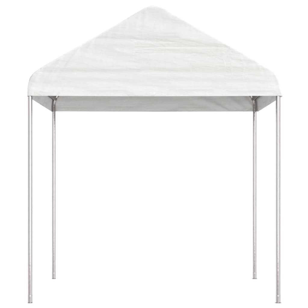Thumbnail - vidaXL Pavillon Pavillon mit Dach Weiß 2,28x2,23x2,69 m Polyethylen