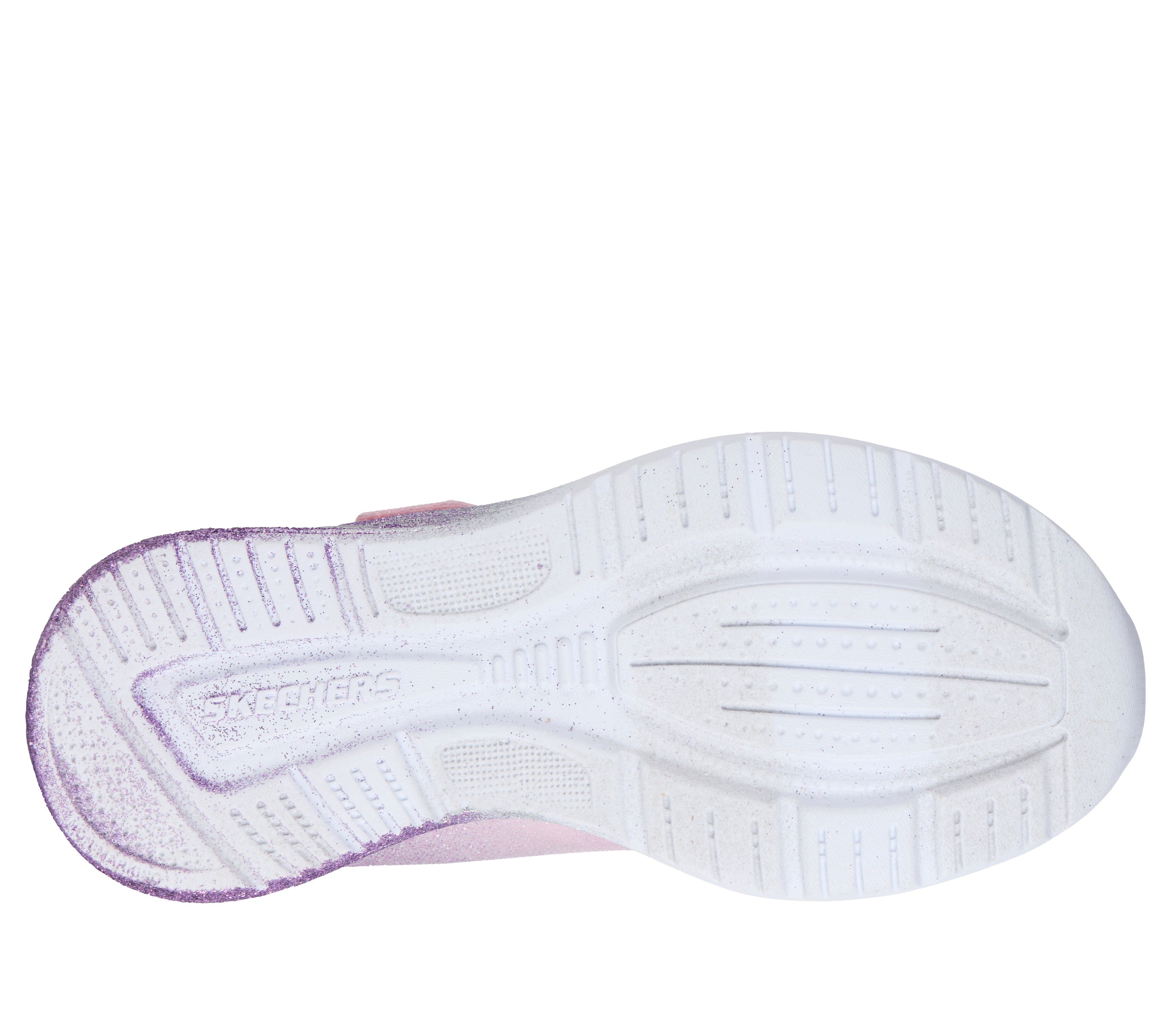 Skechers MICROSPEC MAX ADVANCE Sneaker Klettschuh mit Glitter, Grössenschablone zum Download