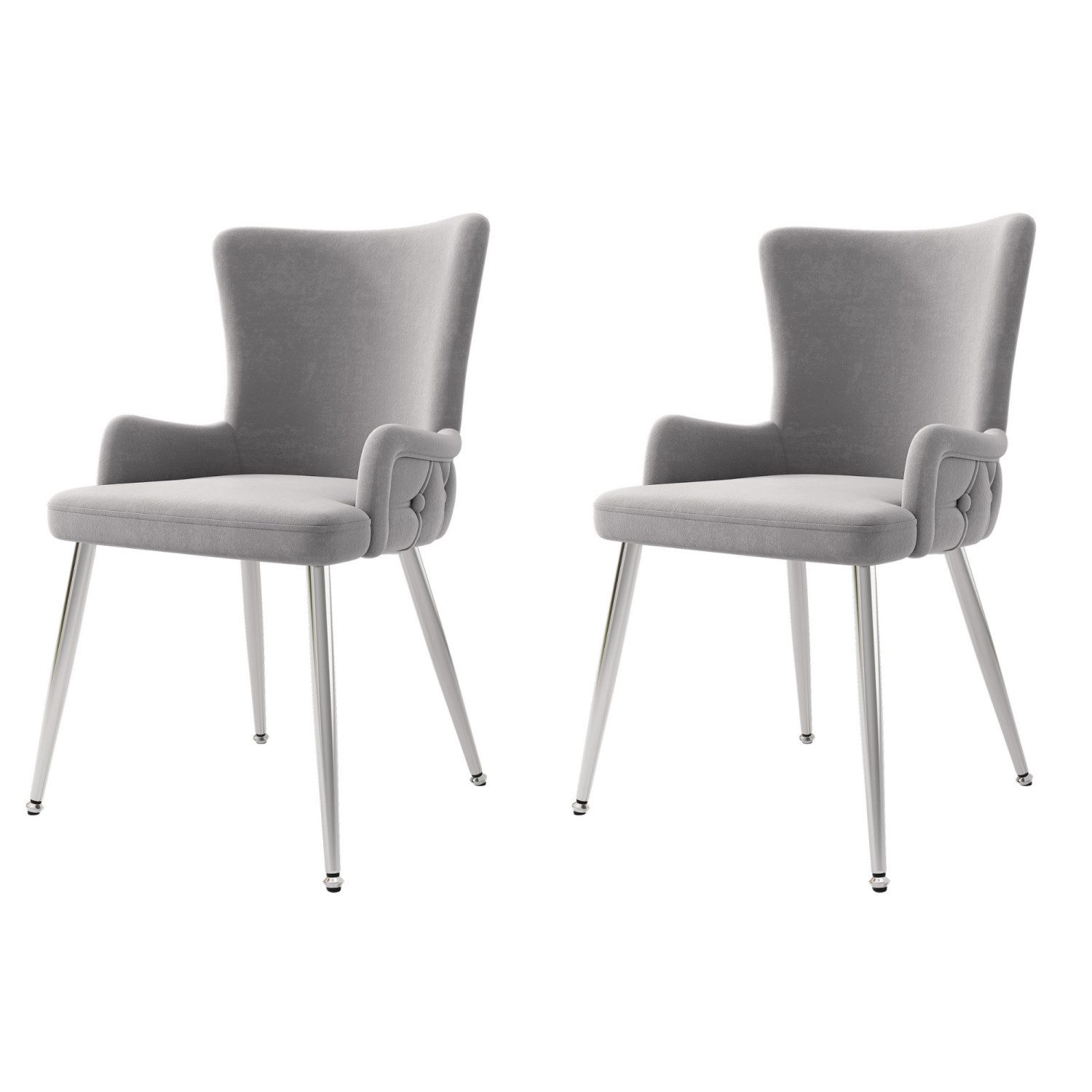 Fanttik Esszimmerstuhl 2er-Set, luxuriöser Wohnzimmer-Schlafzimmer-Loungese günstig online kaufen