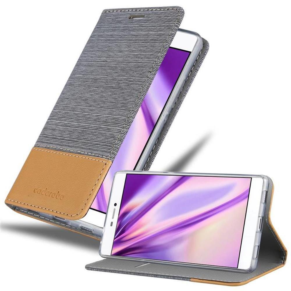 Cadorabo Handyhülle Huawei P8 Huawei P8, Klappbare Handy Schutzhülle