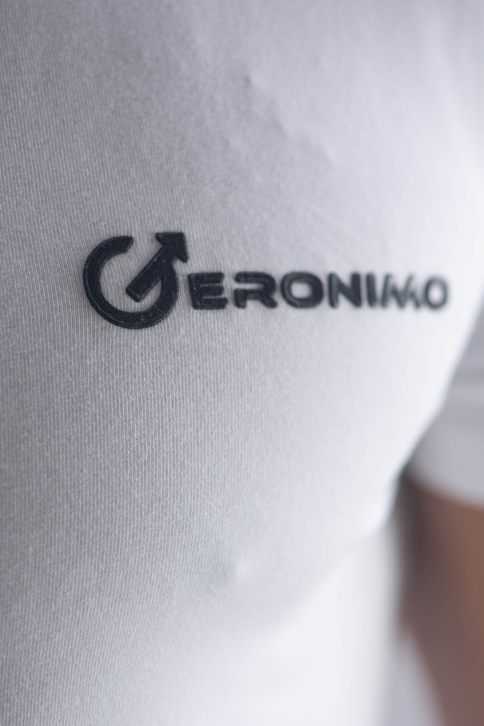 Basic Geronimo T-Shirt White (Baumwolle) T-Shirt Sportive
