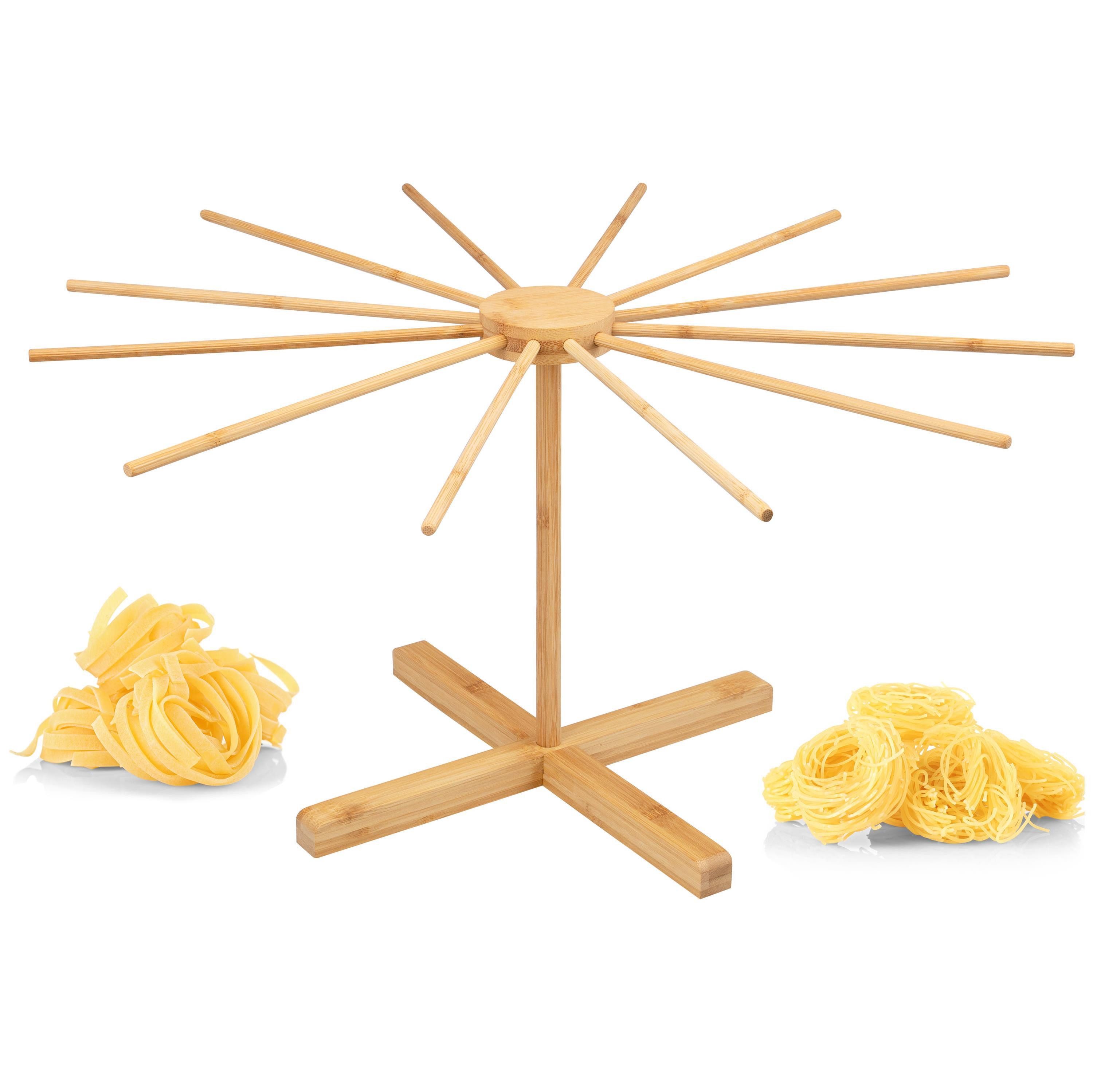 bremermann Nudeltrockner Nudeltrockner aus Bambus – Nudelständer für selbstgemachte Pasta