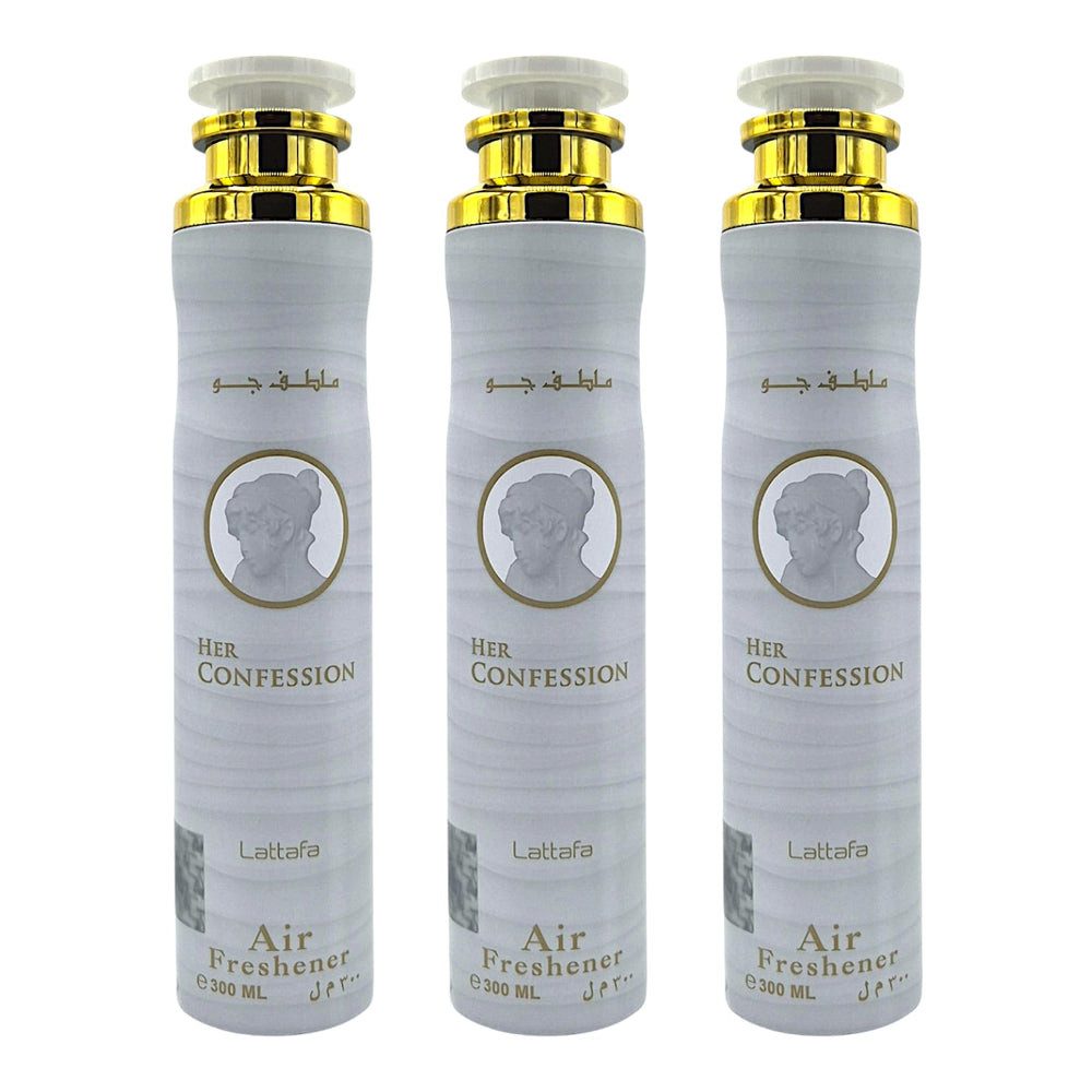 Lattafa Raumduft Lattafa Her Confession Raumduft Set 3x300ml – Lufterfrischer & Raumspr
