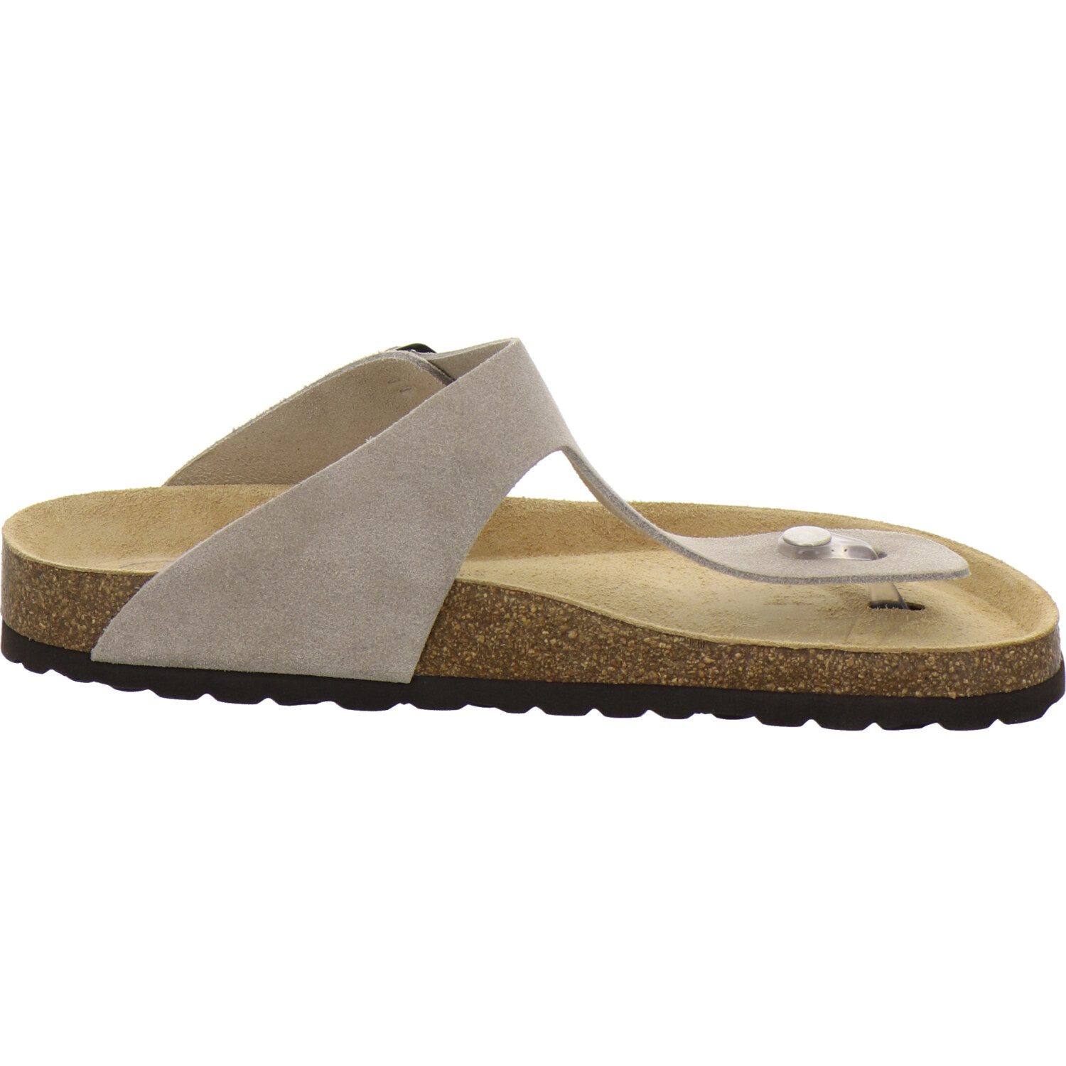 AFS-Schuhe 310774 Zehentrenner Pantolette für Herren aus Leder mit Fußbett, Made in Germany