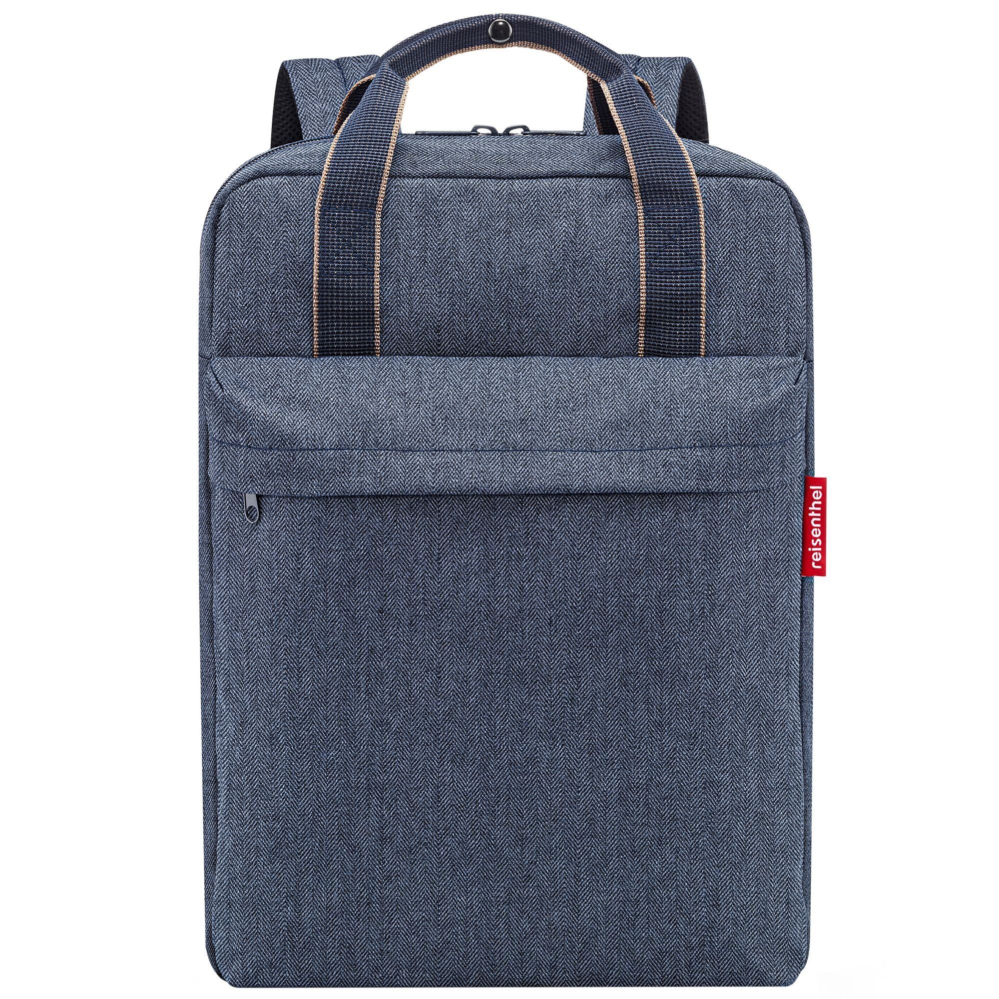 blue Polyester Daypack Travelling, REISENTHEL® dark herringbone