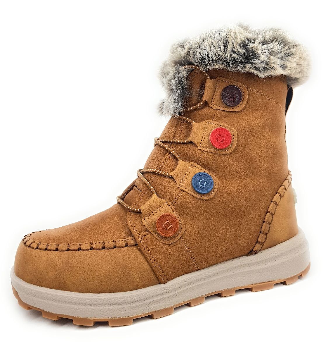 Fusion Stiefel Schnürstiefelette