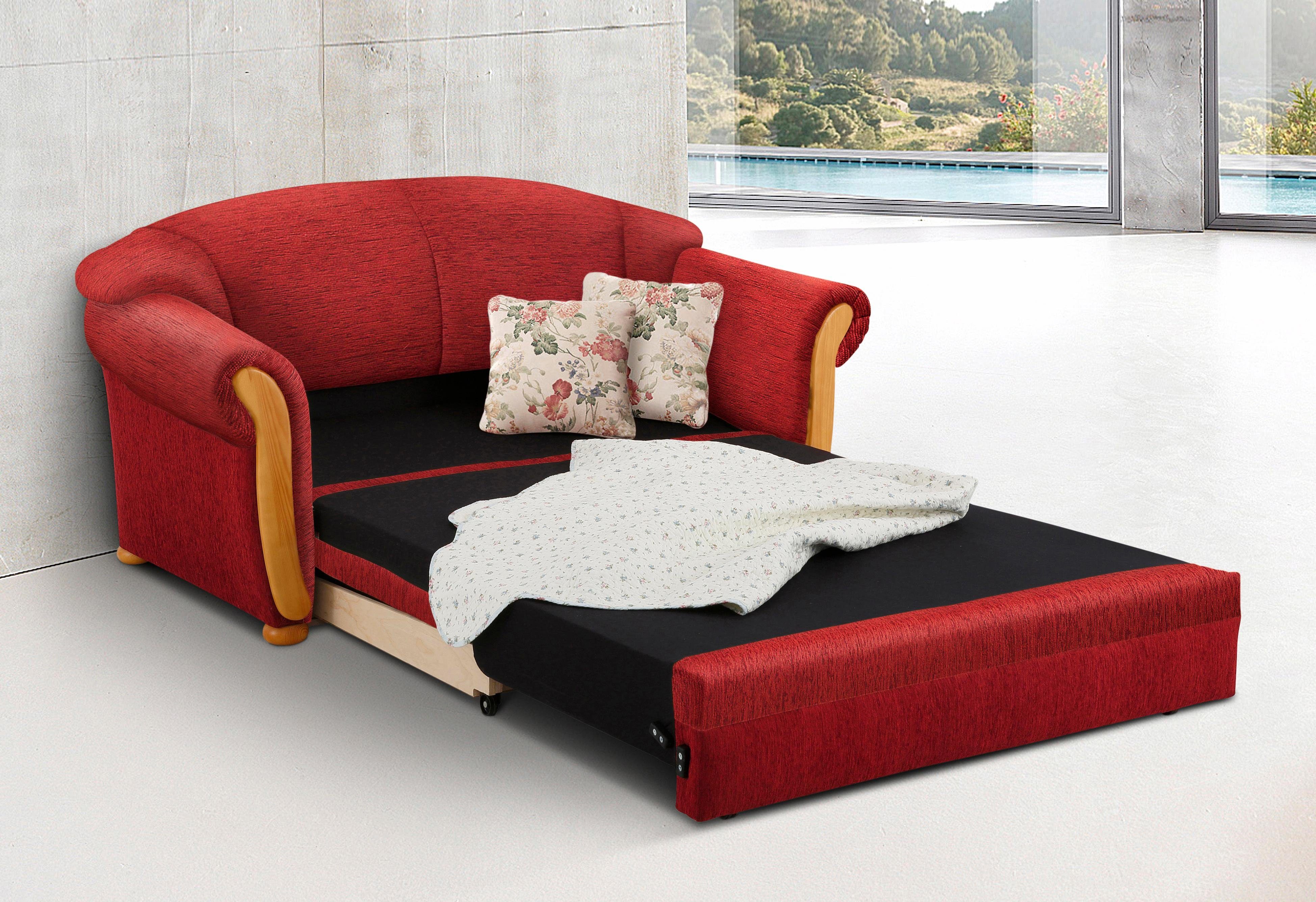 Home affaire 2-Sitzer Milano, Schlafsofa im Landhaus-Stil, bequem, Liegeflä günstig online kaufen