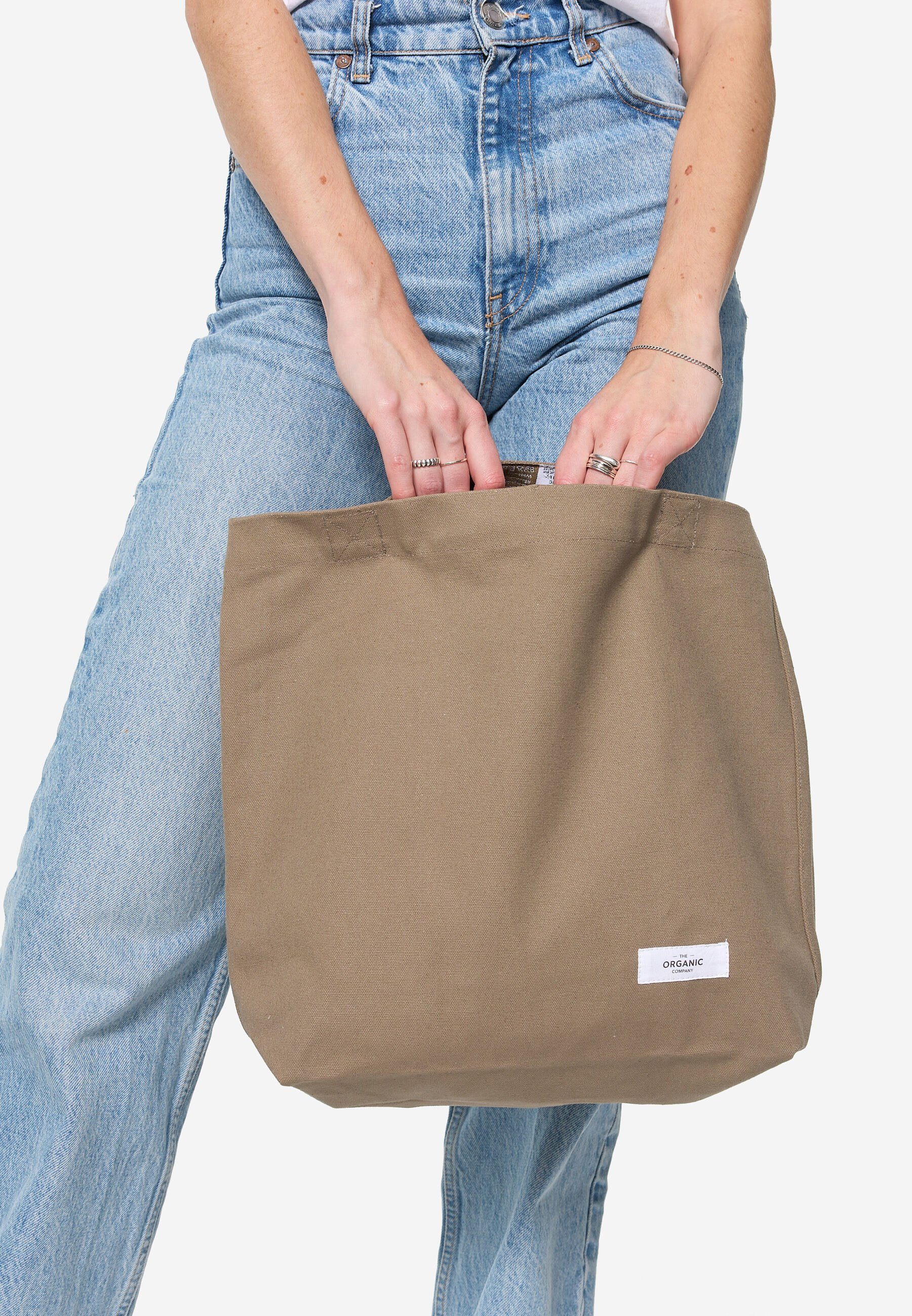 The Organic Company Beuteltasche Meine Organische Tasche, GOTS Bio-Baumwolle zertifizierte Clay