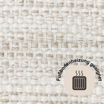 Wollteppich Wooly Dream, Myflair Möbel & Accessoires, rechteckig, Höhe: 10 mm, handgewebter Wendeteppich, meliert, reine Wolle, Wohnzimmer