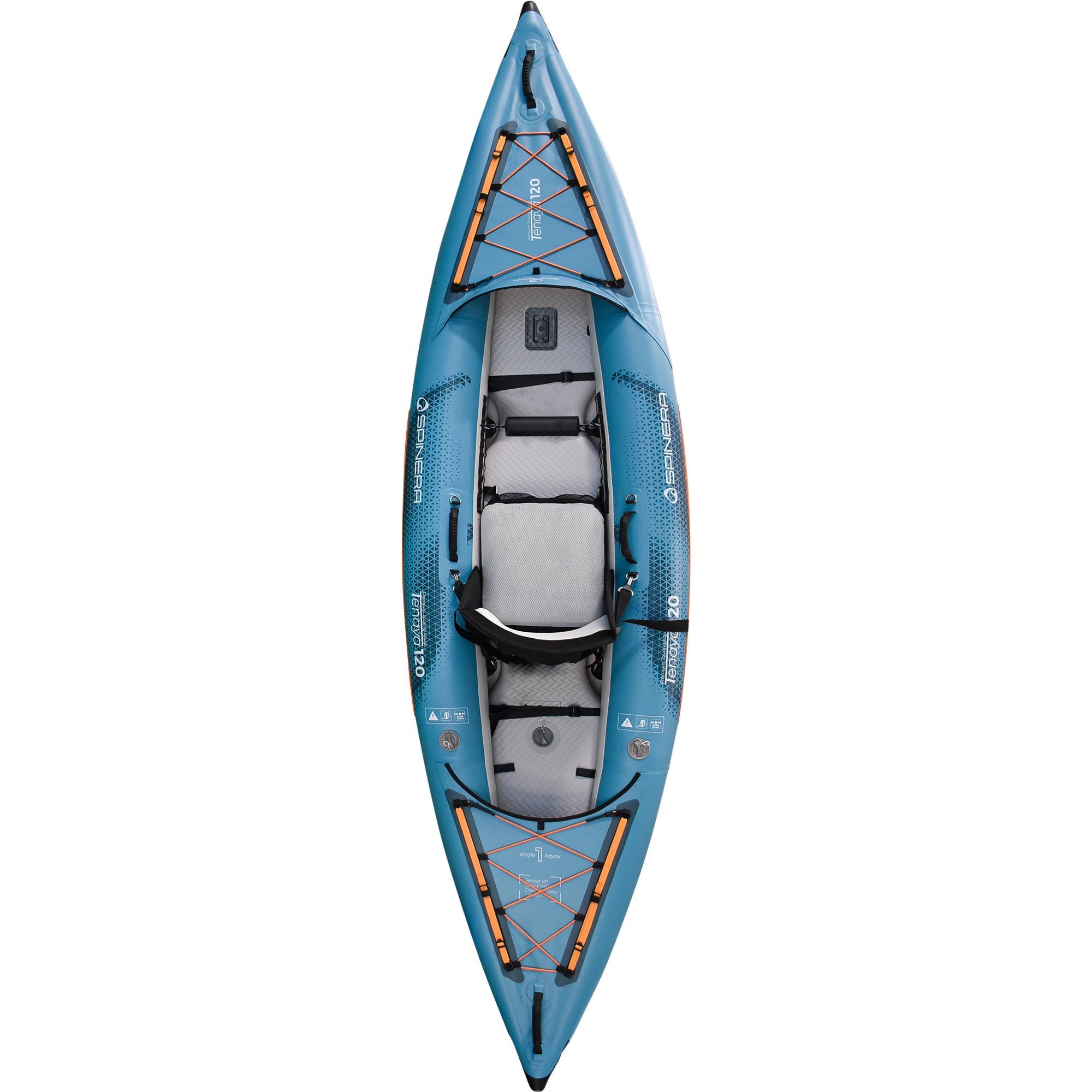 Spinera Tourenkajak Spinera Kayak Tenaya 120 1 Personen aufblasbares Premium Kajak Kanu