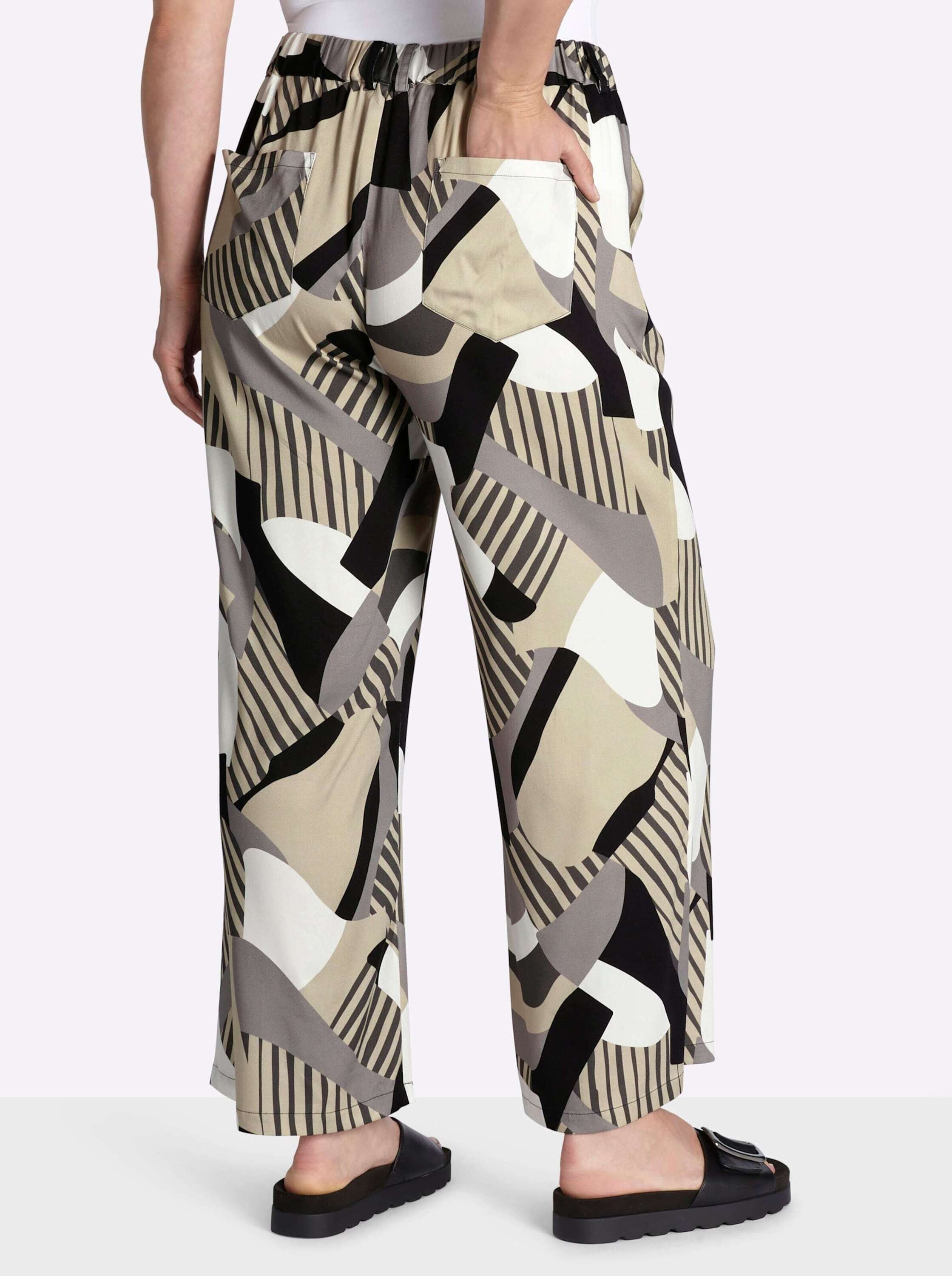 Sheego Jerseyhose Marlenehose normal