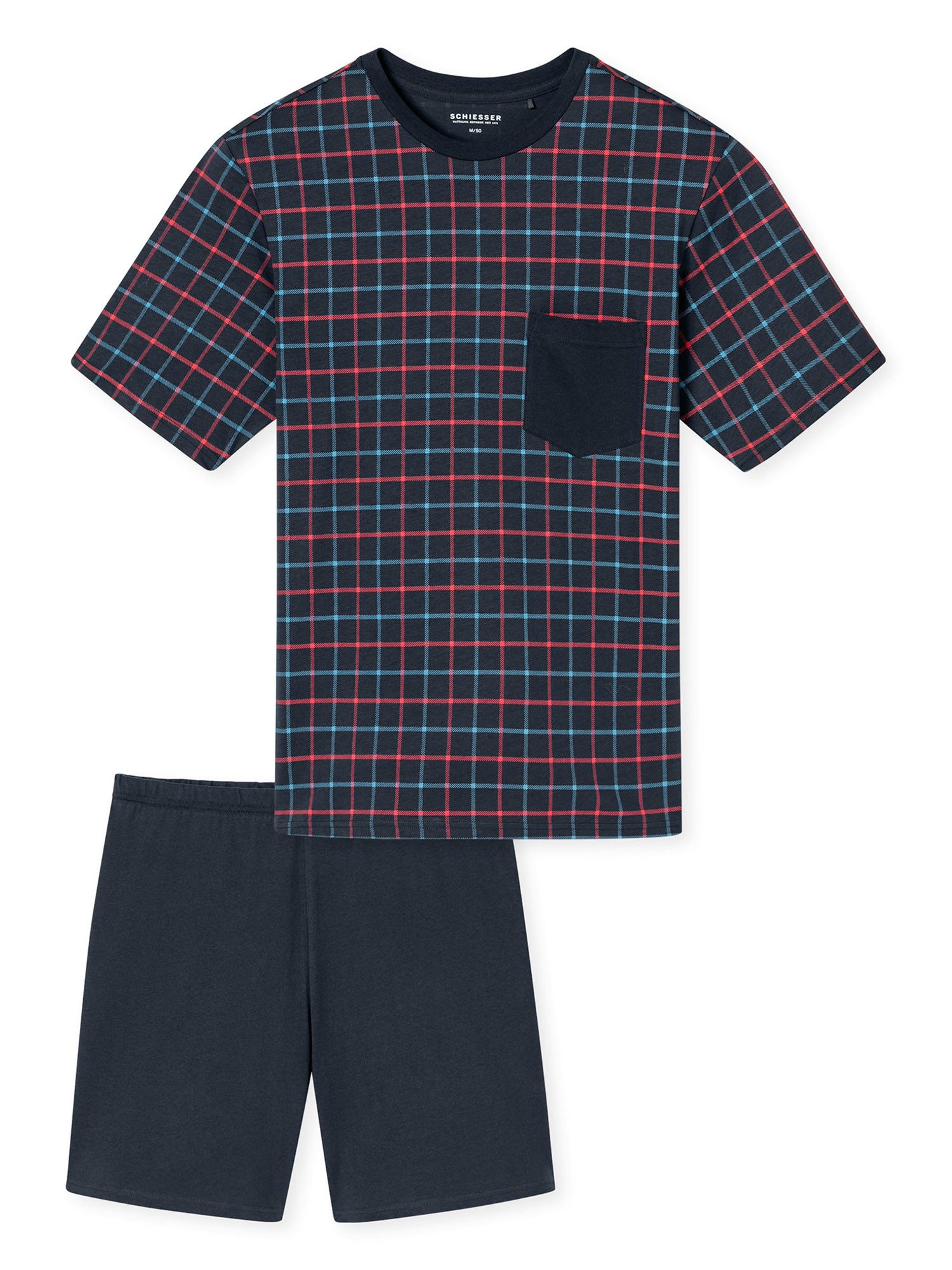 Schiesser Pyjama Rundhals - Comfort Essentials günstig online kaufen