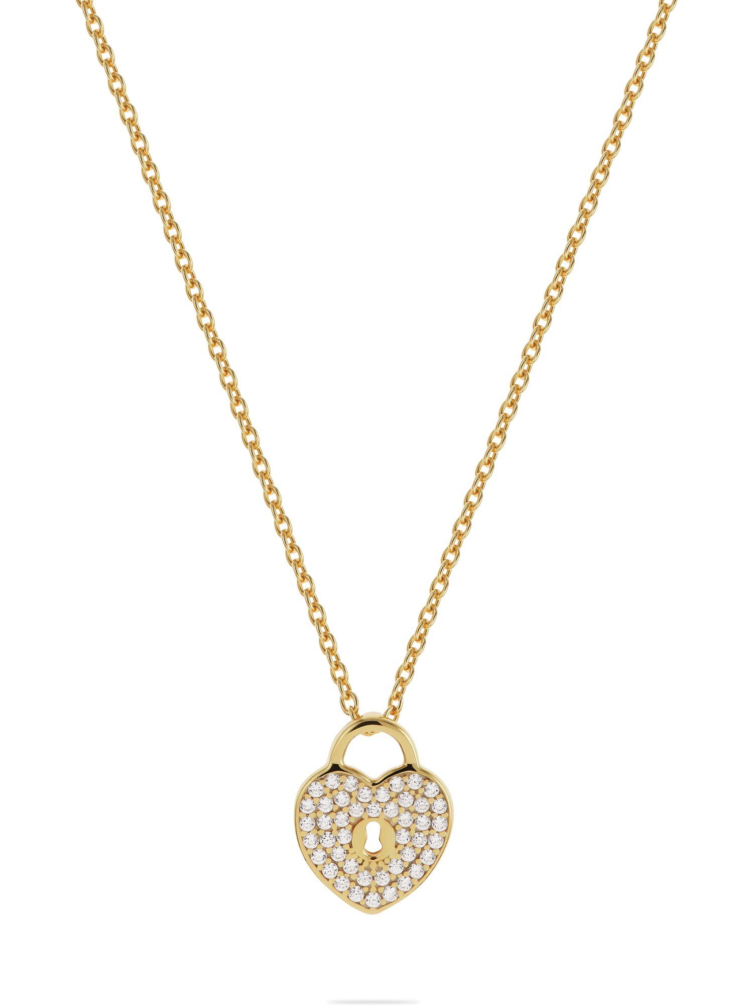 Silberkette CHRIST Damen-Kette 925er Silber, recycelt Zirkonia