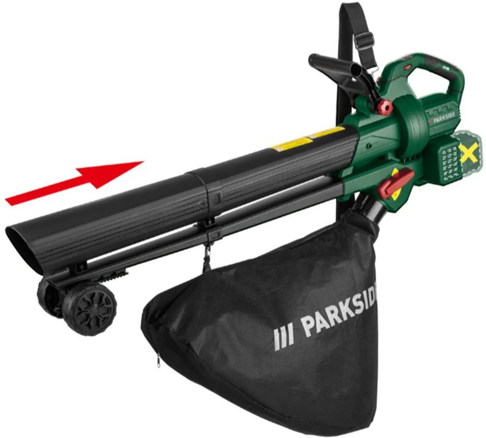 Parkside AkkuLaubbläser 40 V AkkuLaubsauger PLSBA 40Li A1, ohne Akku