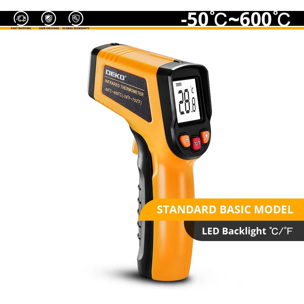 Lasers, Beleuchtung Abschaltefunktion des DEKO abschaltbar CWQ02, Orange Thermodetektor