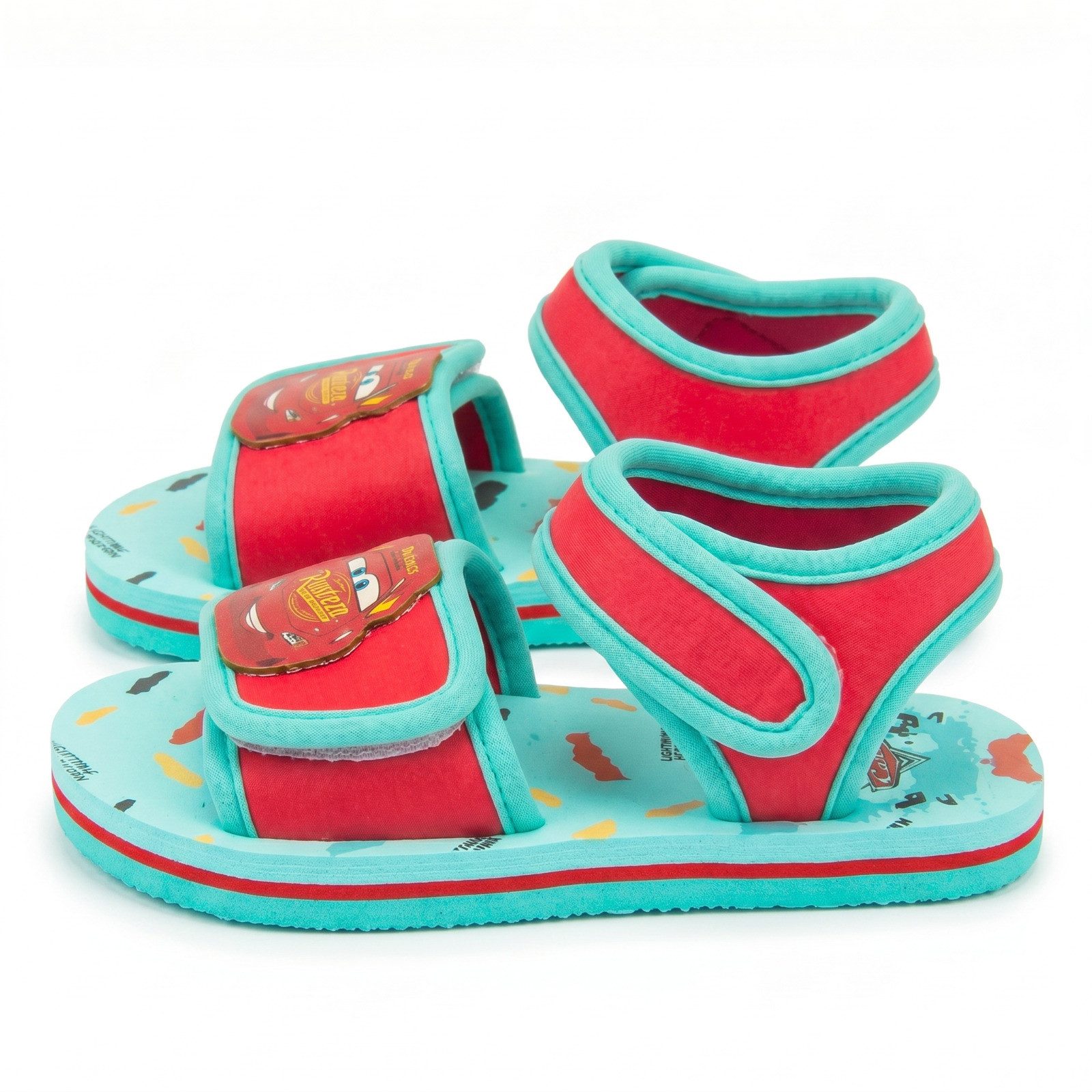 Disney Disney Cars Lightning Mc Queen Kinder Sandalen Latschen Gr. 22-24 Sandale