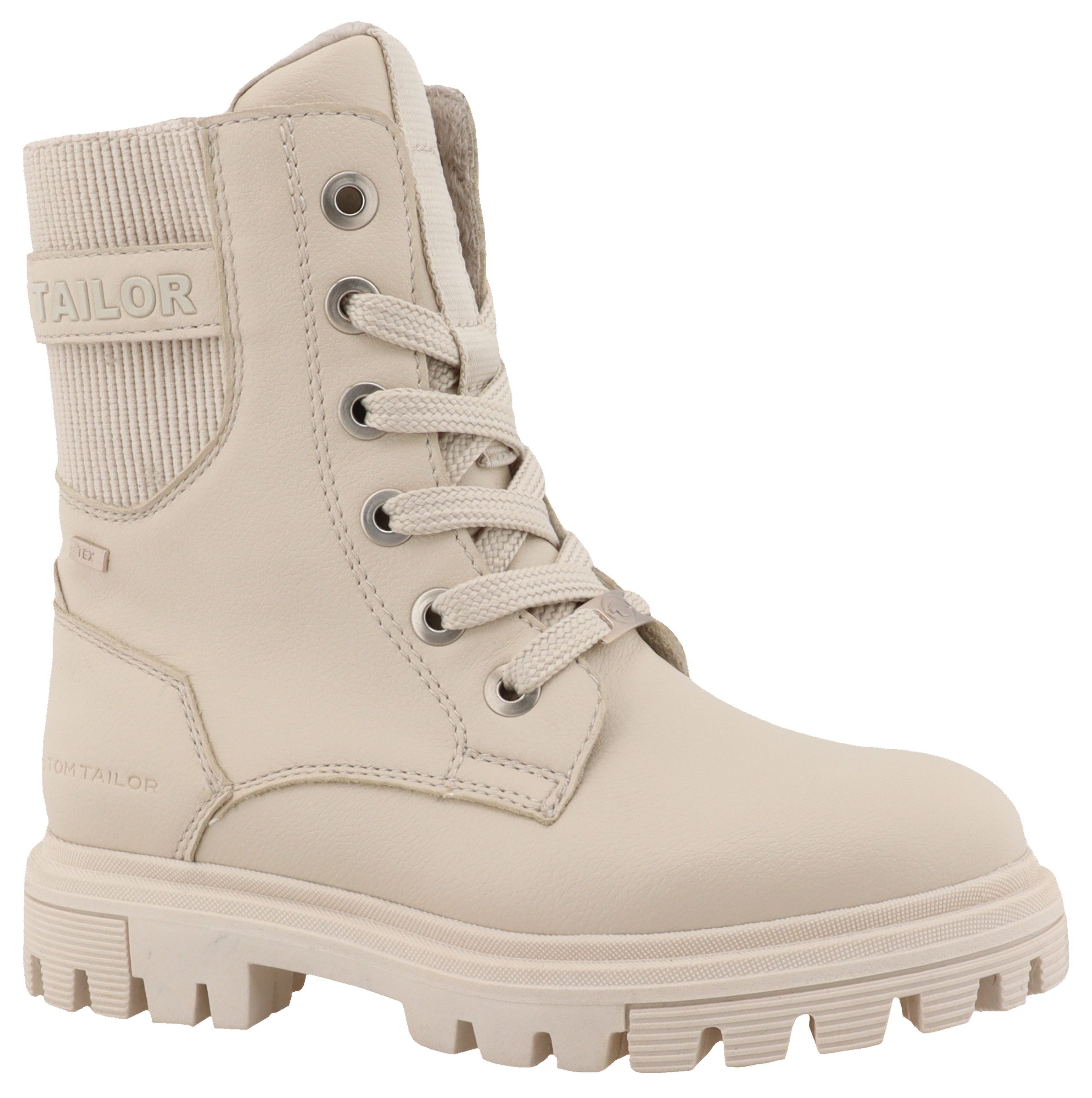 TOM TAILOR Winterboots, Schnürstiefelette, Winterstiefelette mit TEX-Membran, bequeme Form