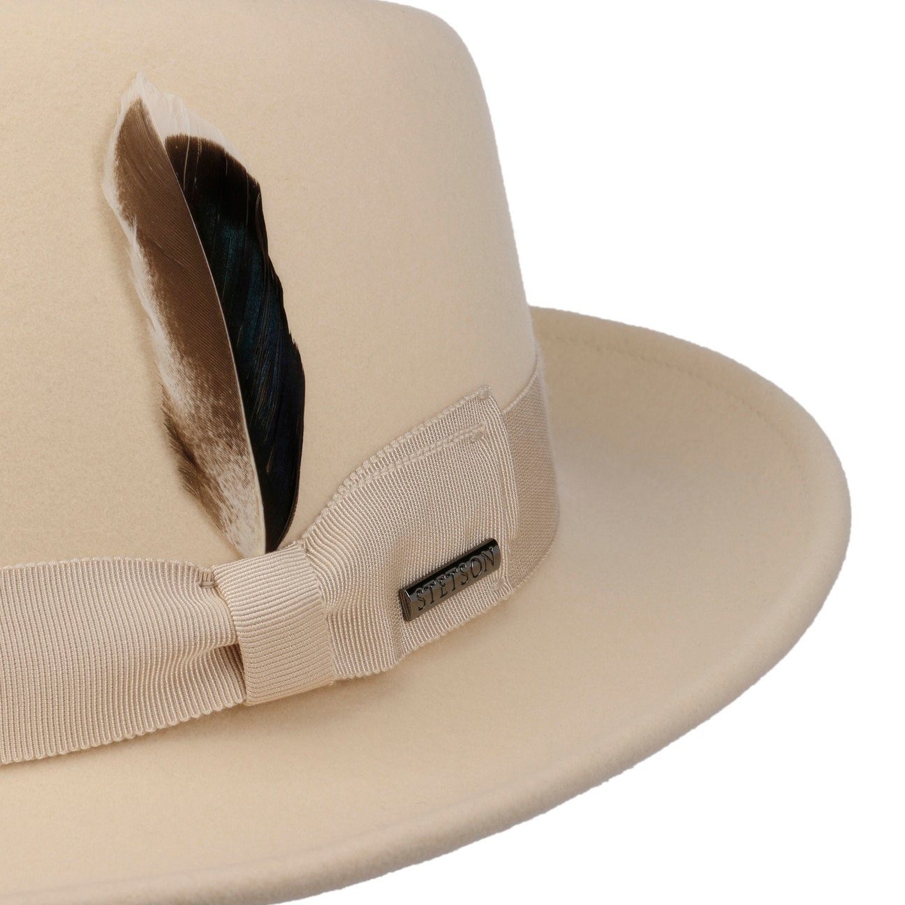 Stetson Filzhut (1-St) Wollfilzhut mit Ripsband