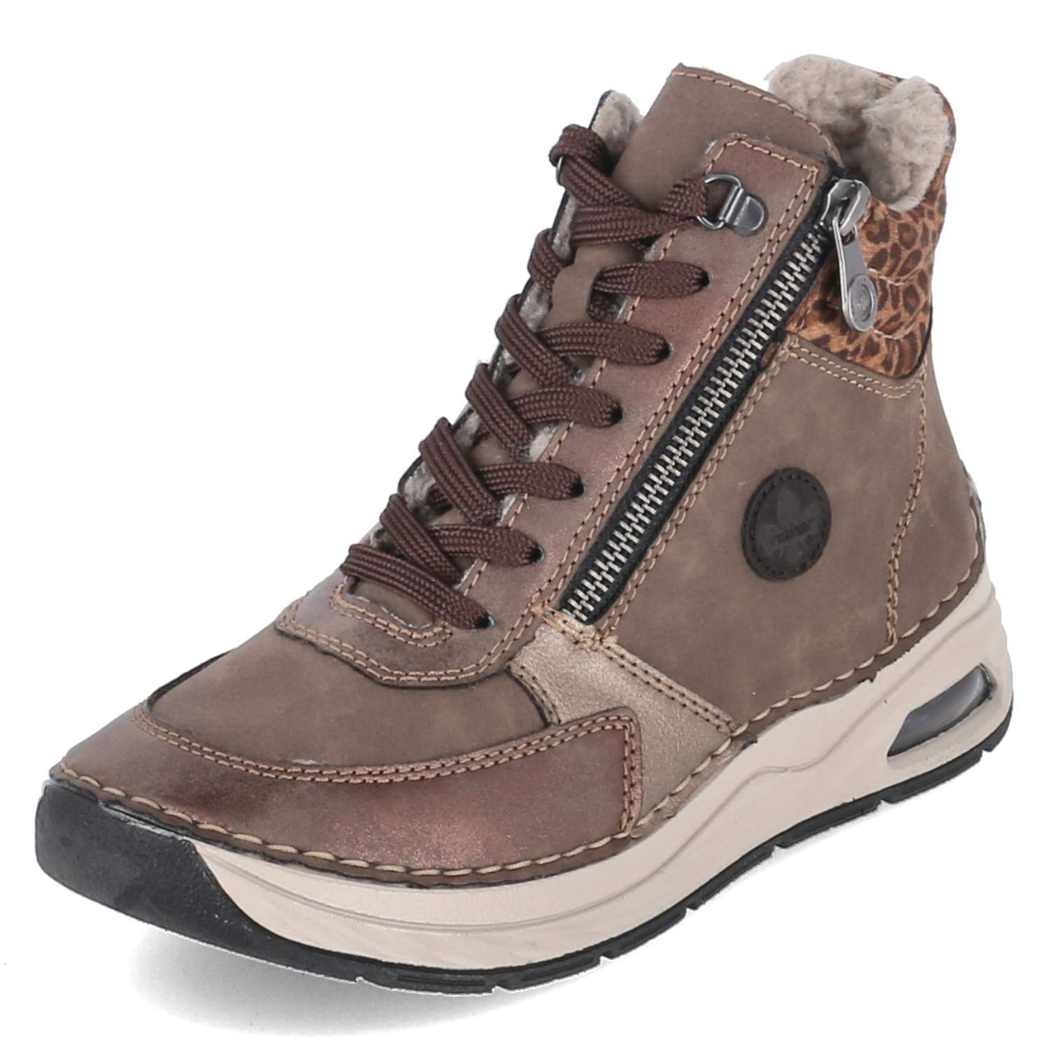 Rieker Rieker 44565-25 Damen Kunstleder braun Winterstiefel günstig online kaufen