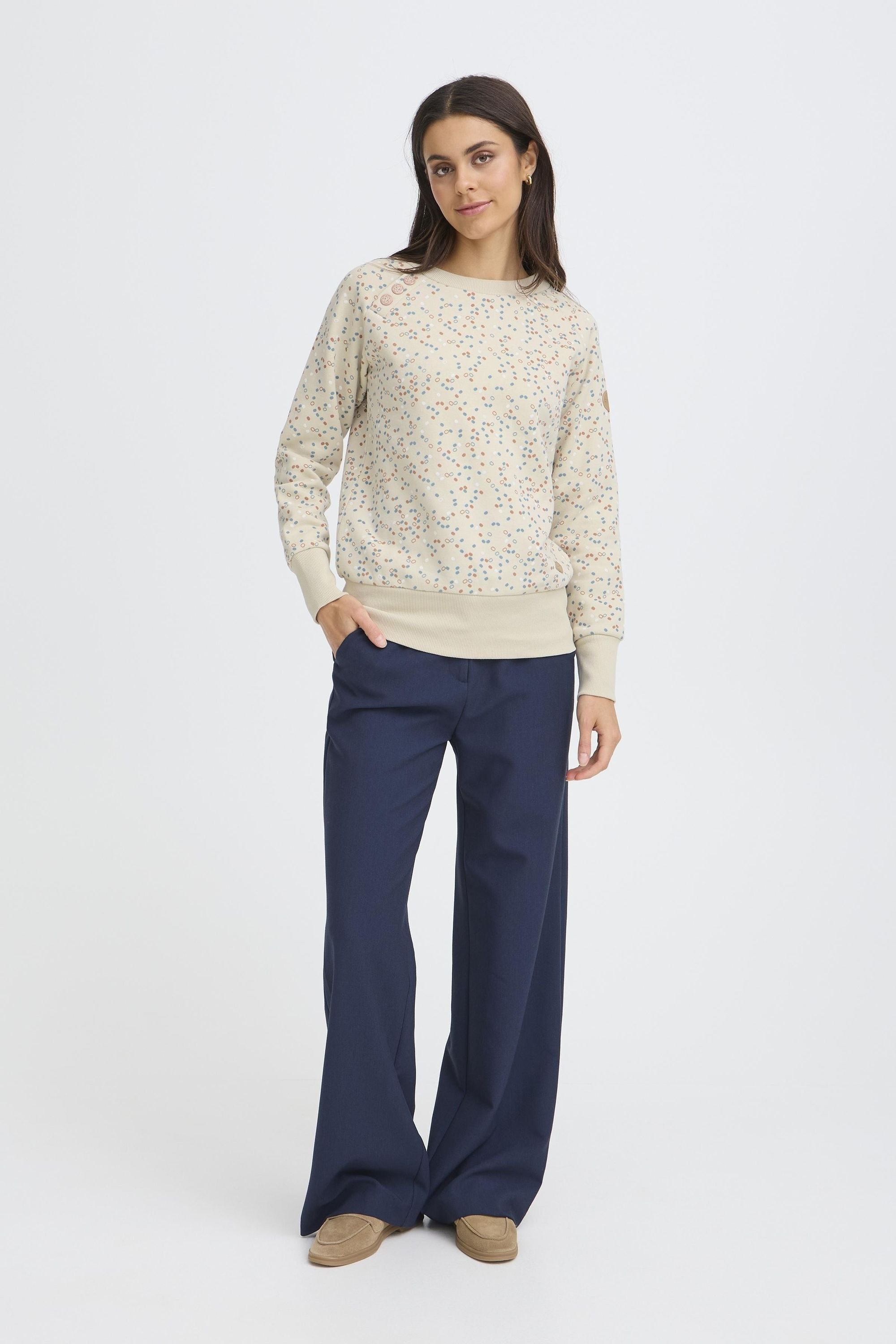 OXMO Sweater OXBea Modisches Sweatshirt