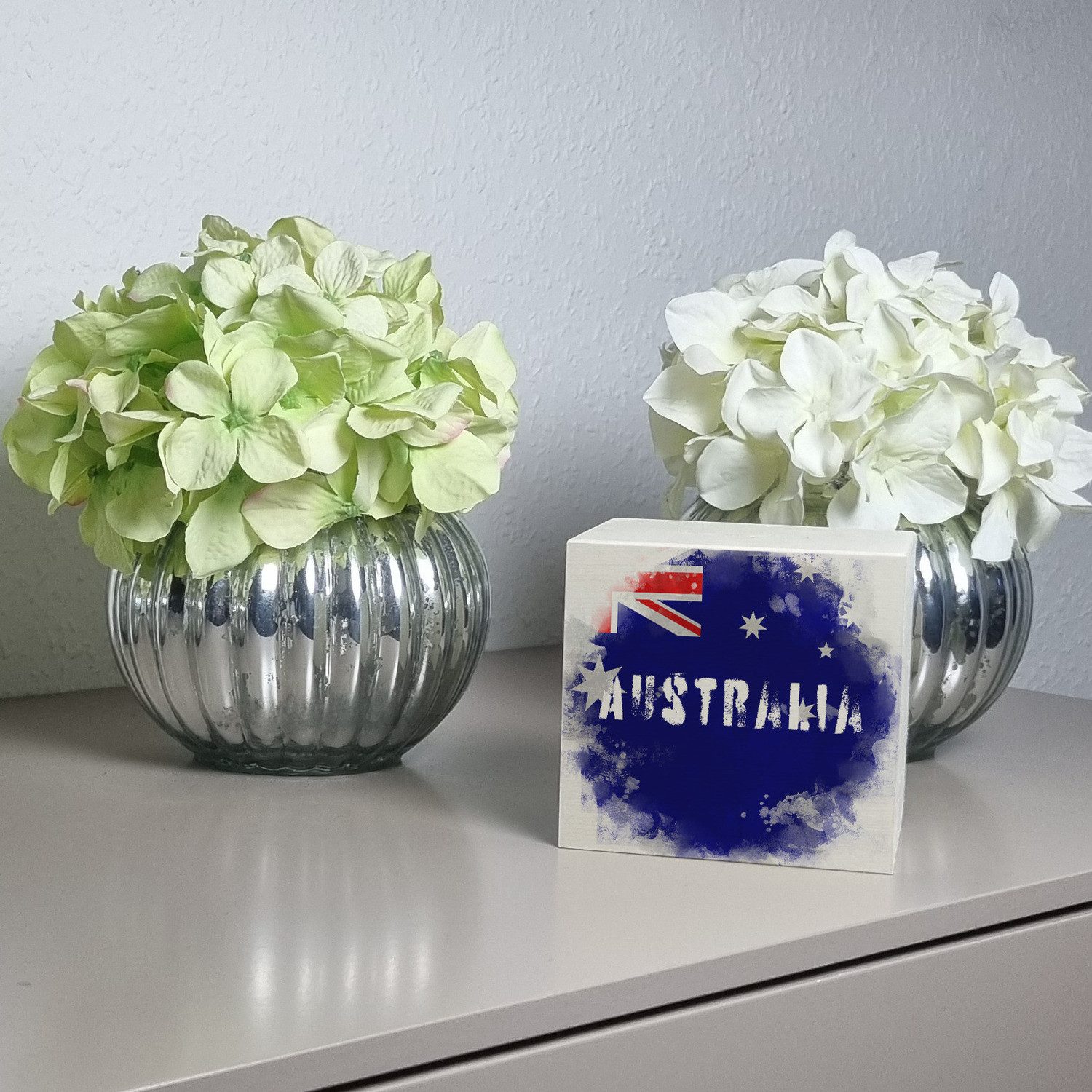 speecheese Spardose Spardose aus Holz mit Australien Flagge im Used Look Sp günstig online kaufen