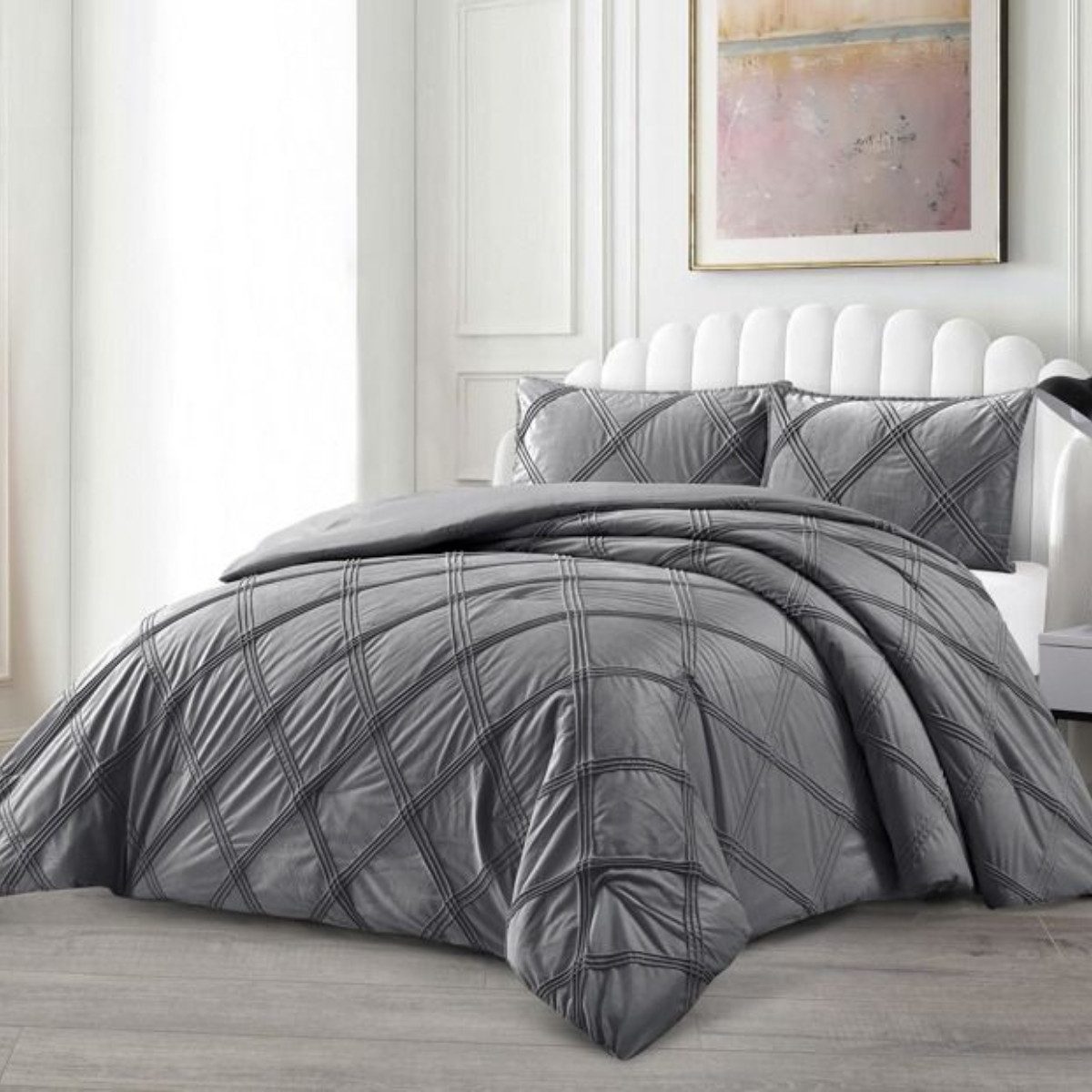 alesvelt Tagesdecke Set Lara Überwurf Decke 3-Teilig 240 x 250 cm 2-Persone günstig online kaufen