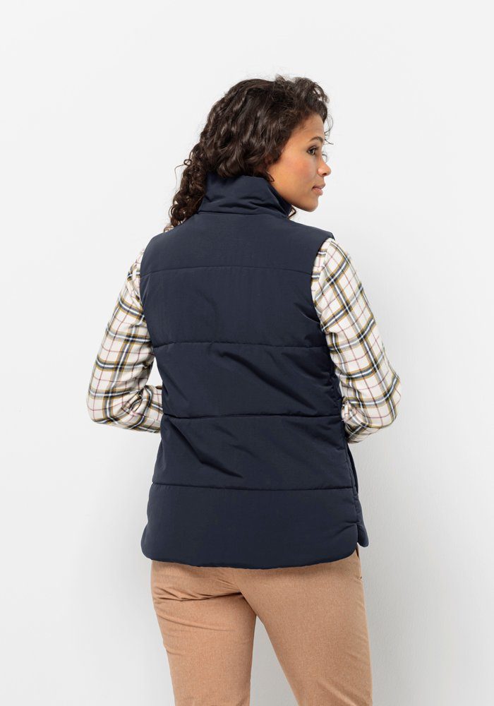 Funktionsweste VEST W night-blue Wolfskin WHITE Jack FROST