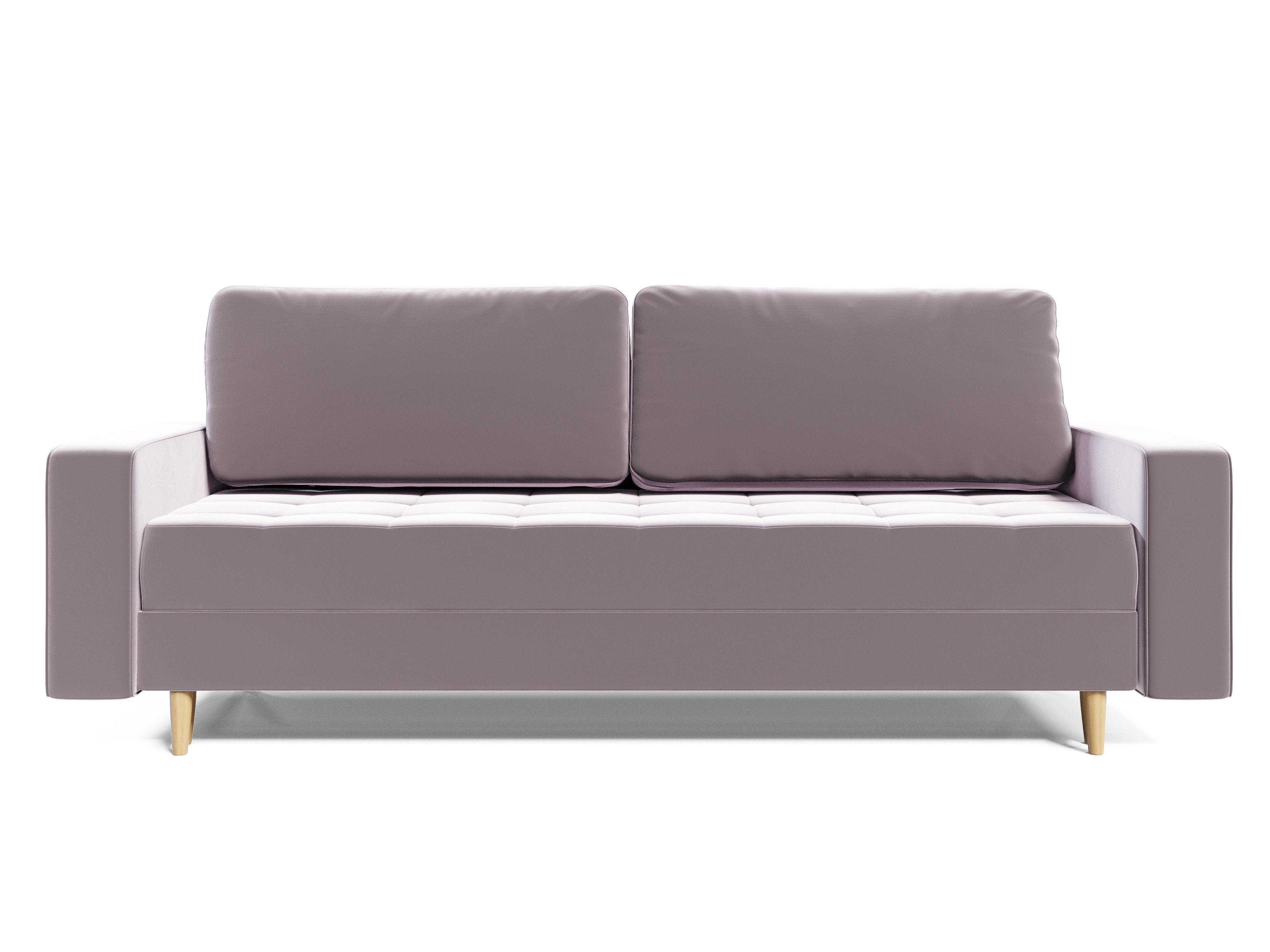 COUCH 236cm und Hellrosa Sofa PRIMA Bettkasten Schlafsofa, mit Schlaffunktion pressiode