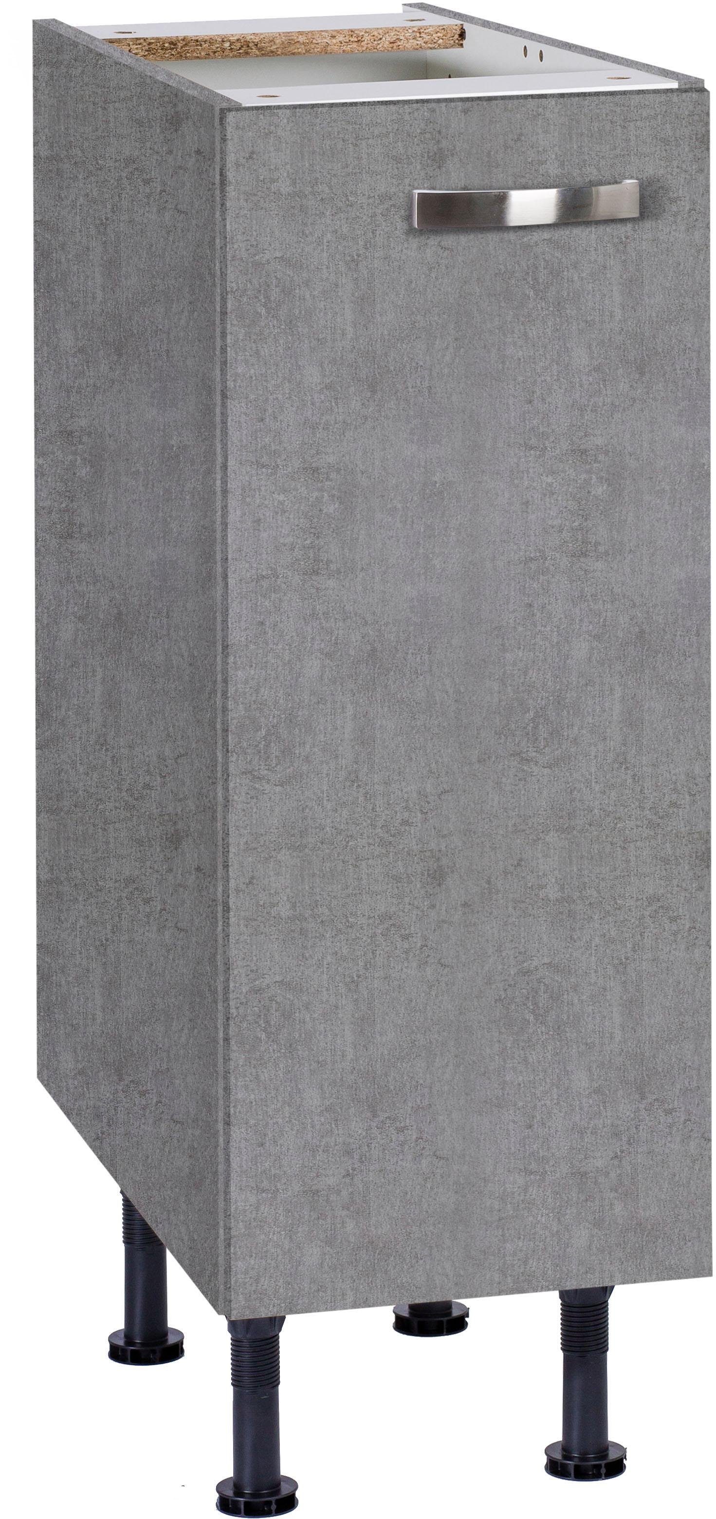 OPTIFIT Unterschrank Cara Breite 30 cm beton/beton | beton