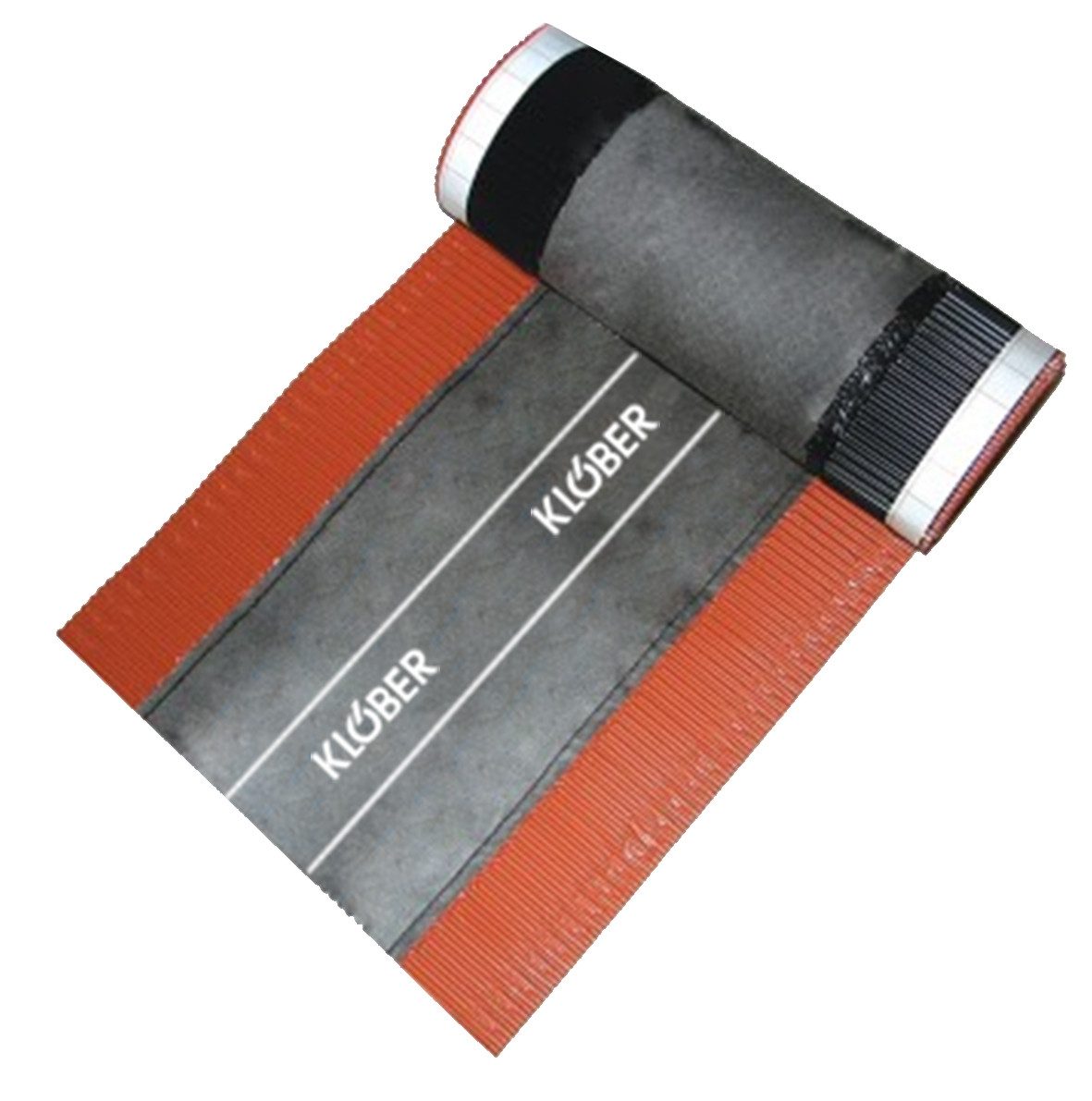 Klöber Regenschutzplane Uni Roll Firstrolle 300mm x 5m Rot mit luftdruchlässigem PP-Vlies