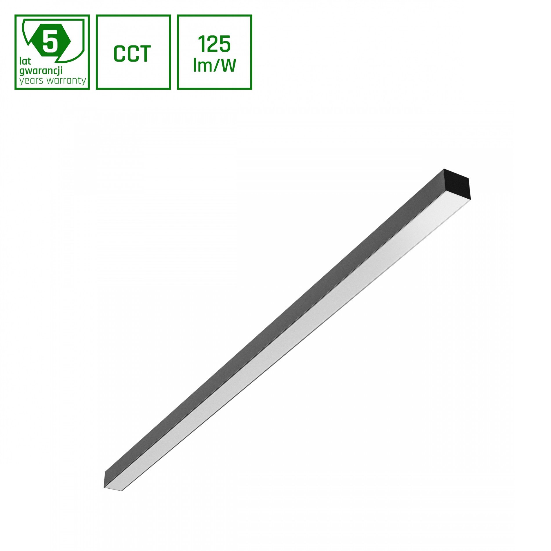 SpectrumLED Aufbauleuchte Deckenleuchte 120cm 40W 5000lm günstig online kaufen