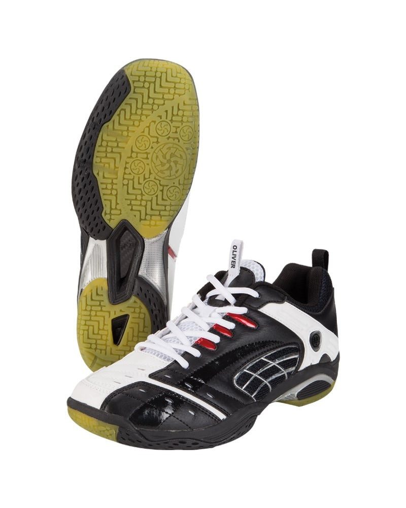 Oliver Hallen-Indoorschuhe X600 weiss/schwarz Herren Badmintonschuh