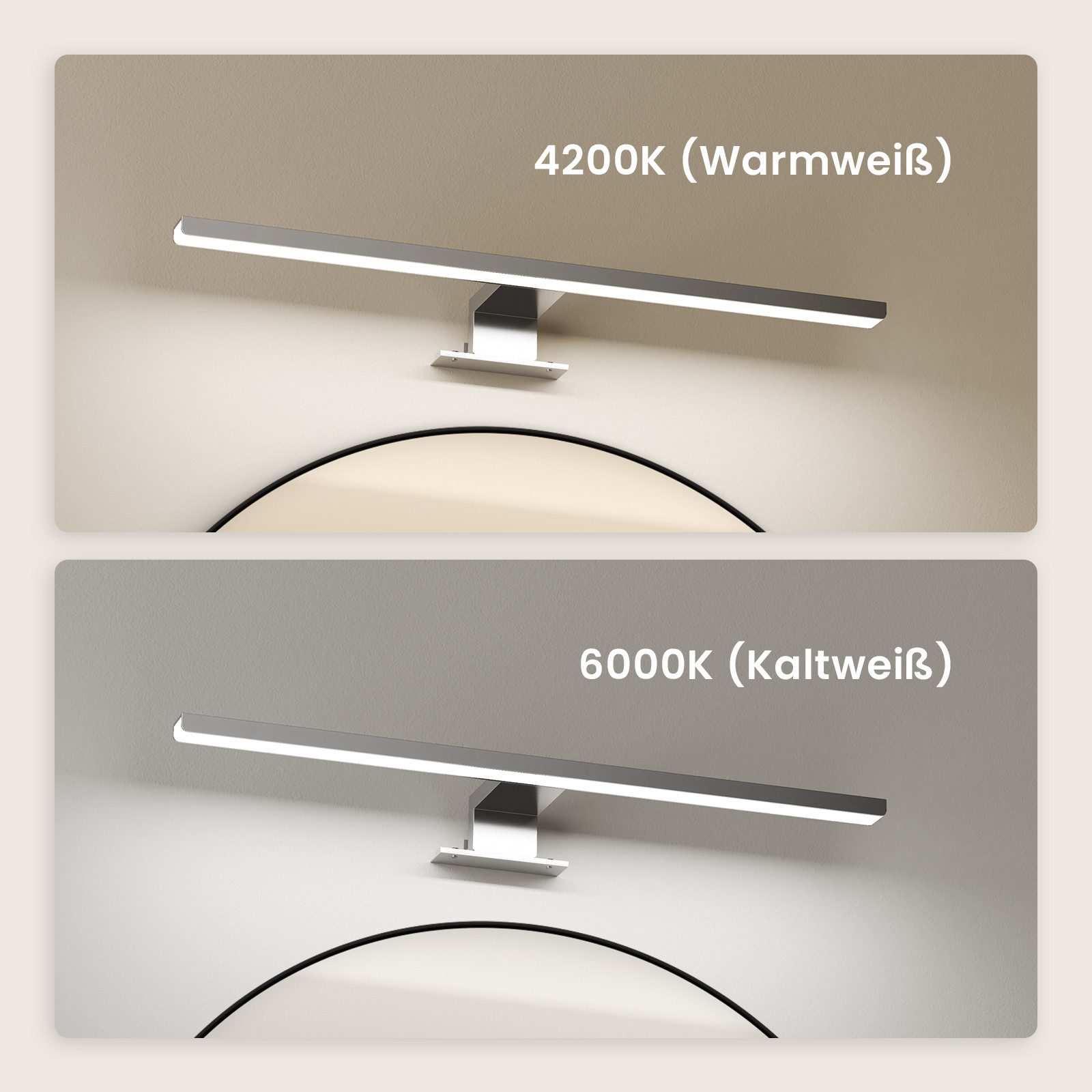 EMKE Spiegelleuchte LED L: 40cm 8W günstig online kaufen