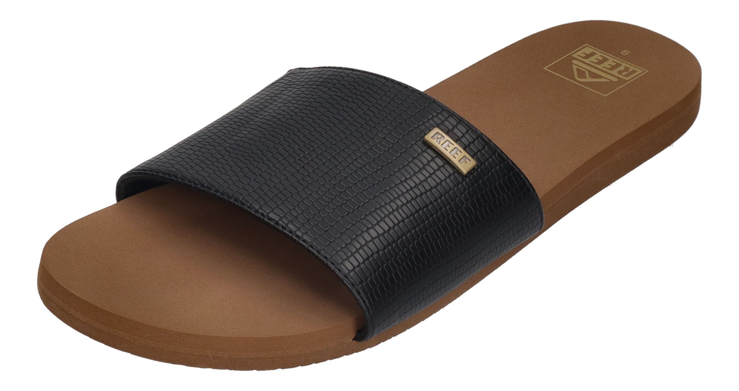Reef BLISS NIGHTS SLIDE Sandale Black Tan
