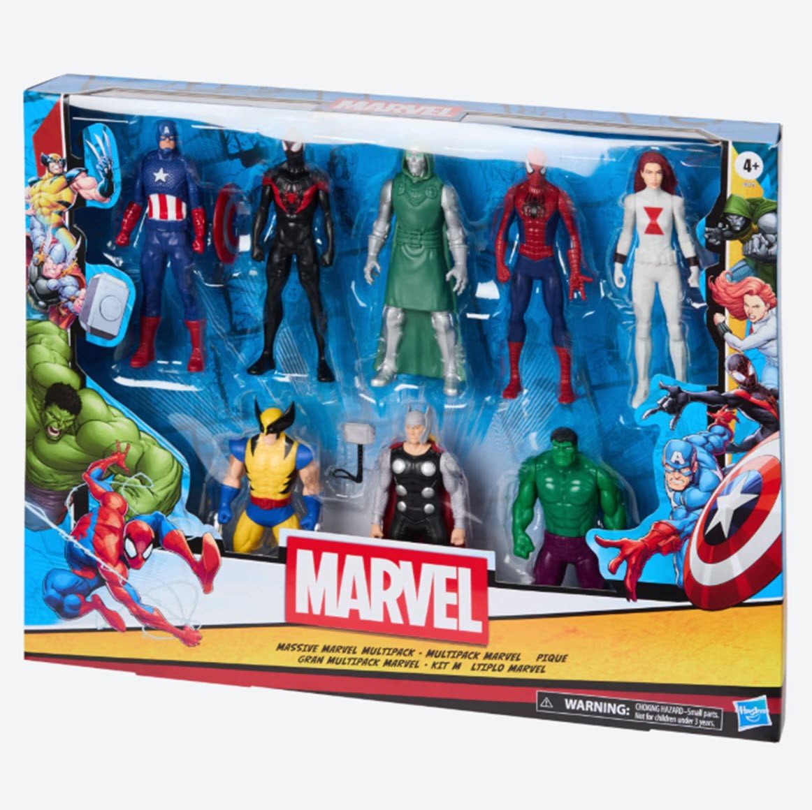 MARVEL Actionfigur Marvel Ultimate Protectors 8 Stück Marvel-Superhelden Spielfiguren, (8-tlg)