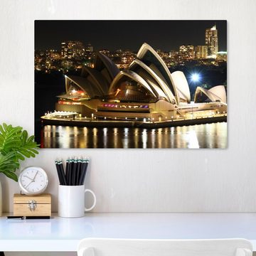 wandmotiv24 Leinwandbild Opera Australien, Städte (1 St), Wandbild, Wanddeko, Leinwandbilder in versch. Größen