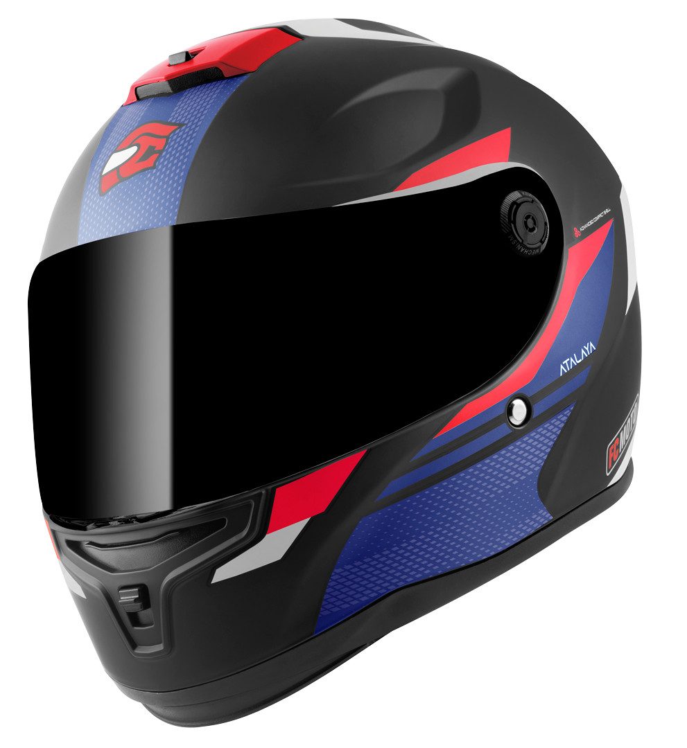 FC-Moto Motorradhelm FF114B Zeron Helm, Vorbereitet Für Pinlockscheibe,herausnehmbares Innenfutter