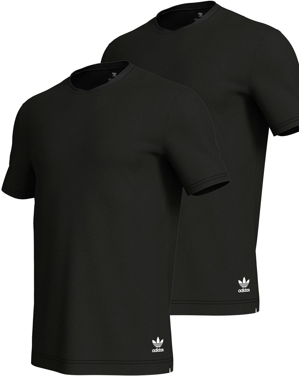 adidas Originals Unterhemd (Packung, 2-St) unifarben black