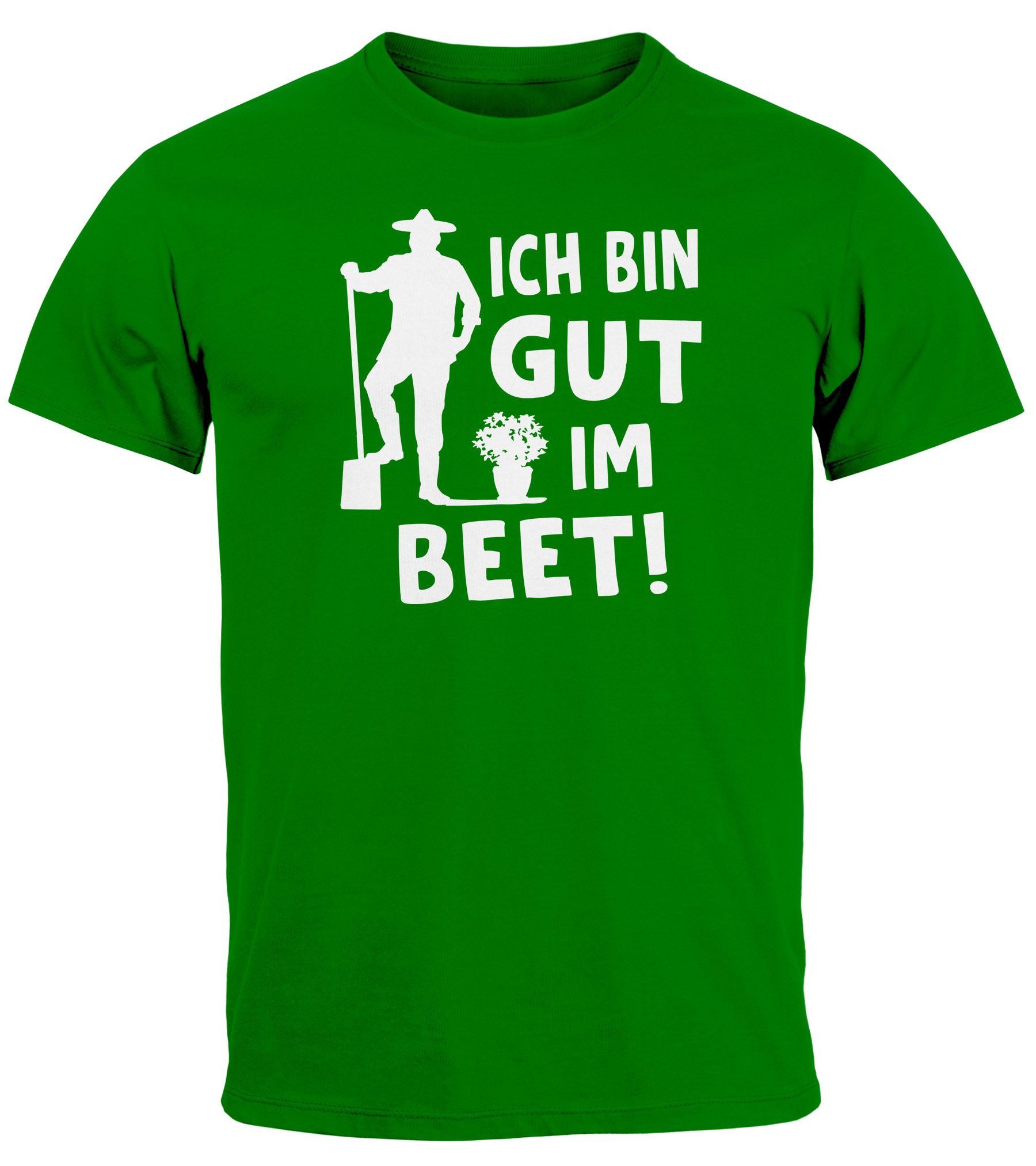 MoonWorks Print-Shirt Herren T-Shirt Ich bin günstig online kaufen