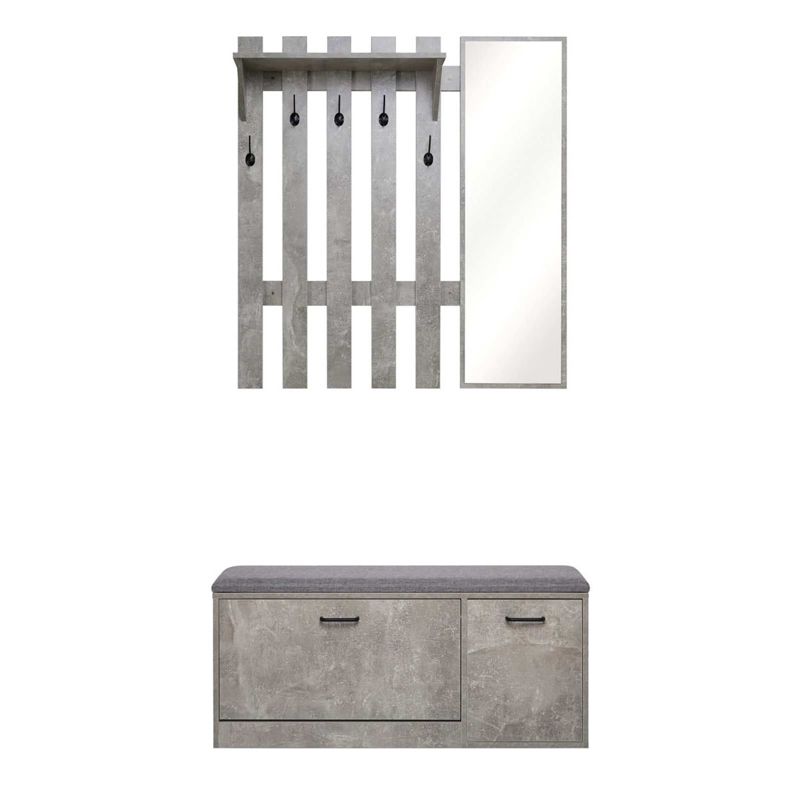 Mondeer Garderoben-Set (2-St), Garderobe mit Schuhbank, günstig online kaufen