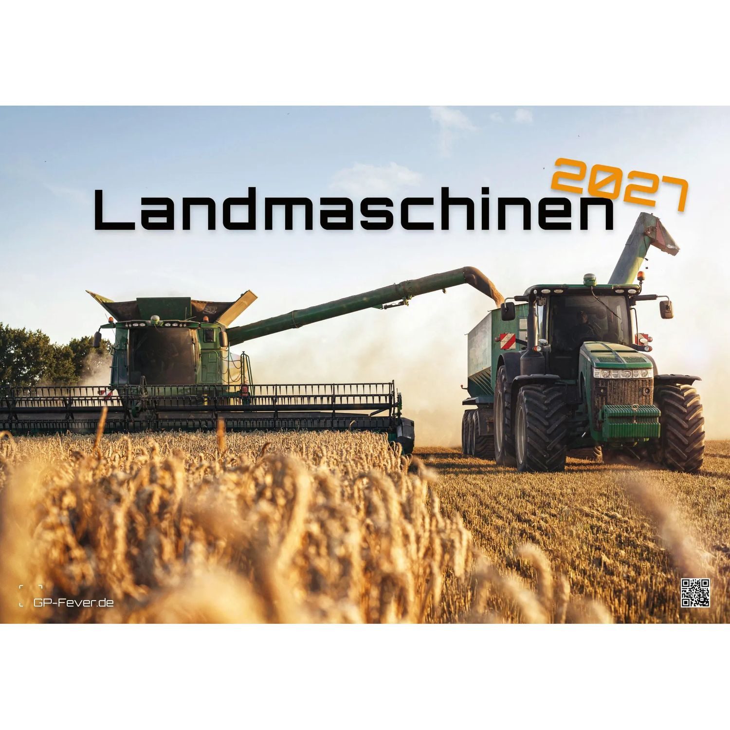 Wandkalender Landmaschinen - Traktor - 2027 - Kalender DIN A3