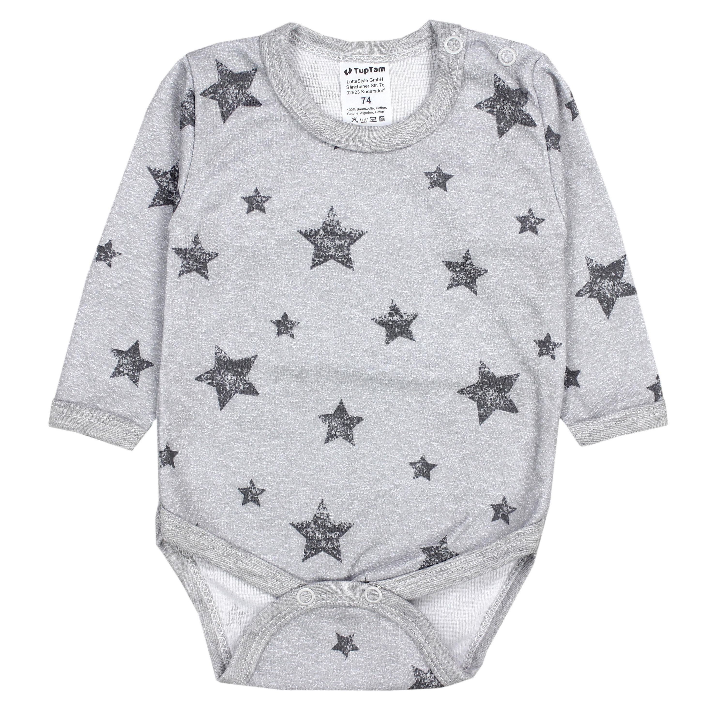 TupTam Langarmbody TupTam Jungen Baby Body Langarm Unifarben 5er Pack